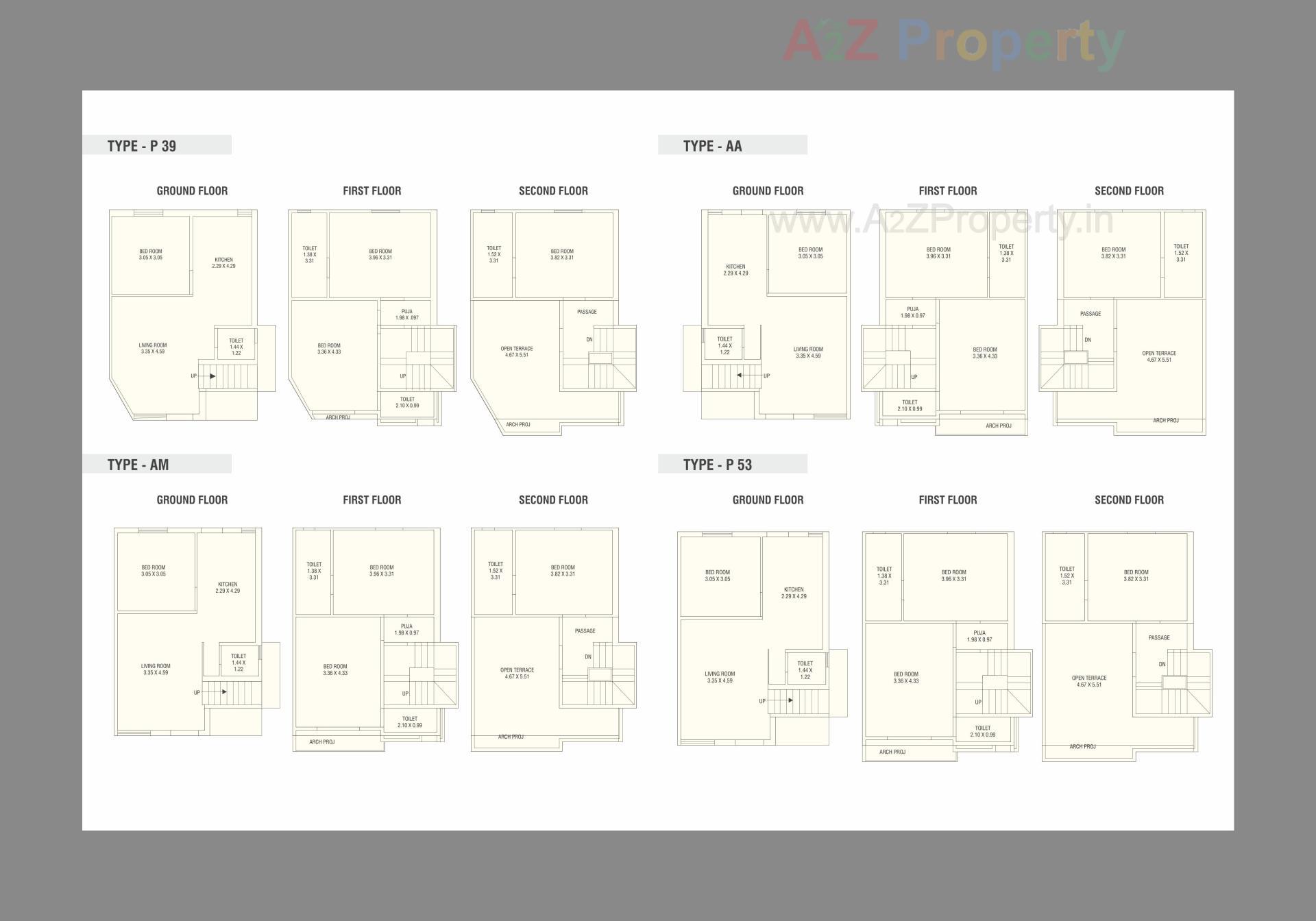 Layout of real estate project Sanidhya Celosia located at Bil, Vadodara, Gujarat