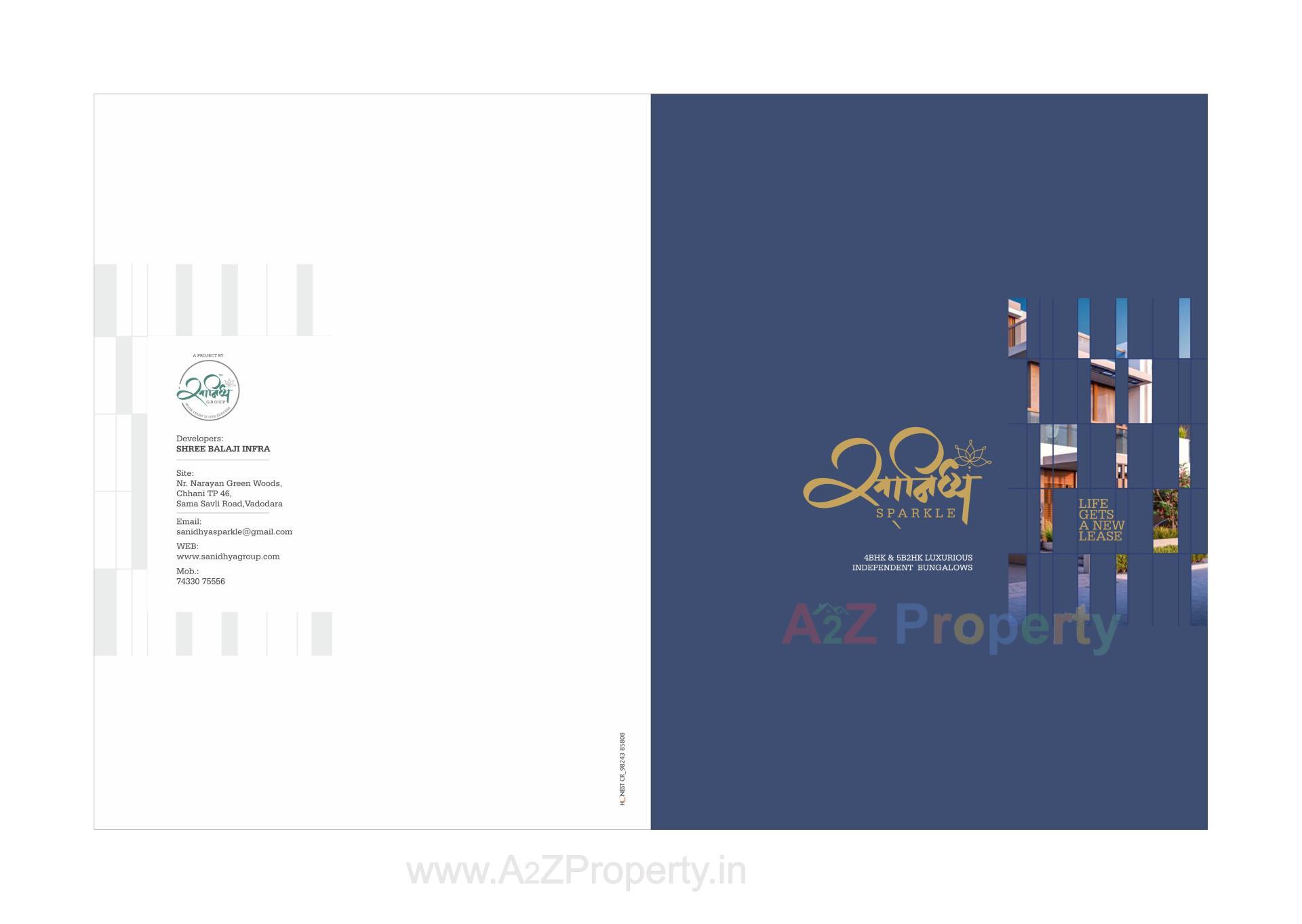  of real estate project Sanidhya Sparkle located at Chhani, Vadodara, Gujarat