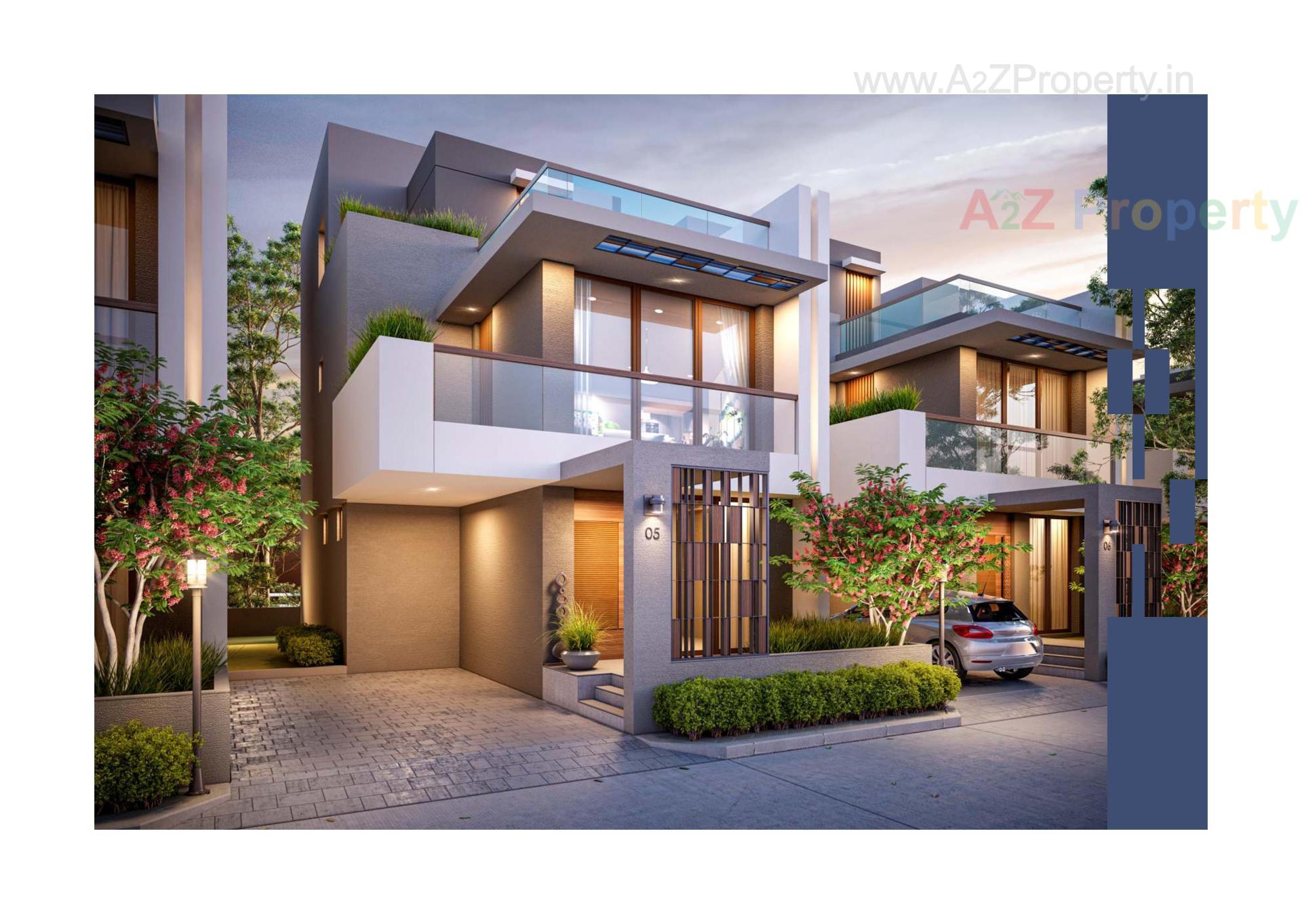 3D Elevation of real estate project Sanidhya Sparkle located at Chhani, Vadodara, Gujarat