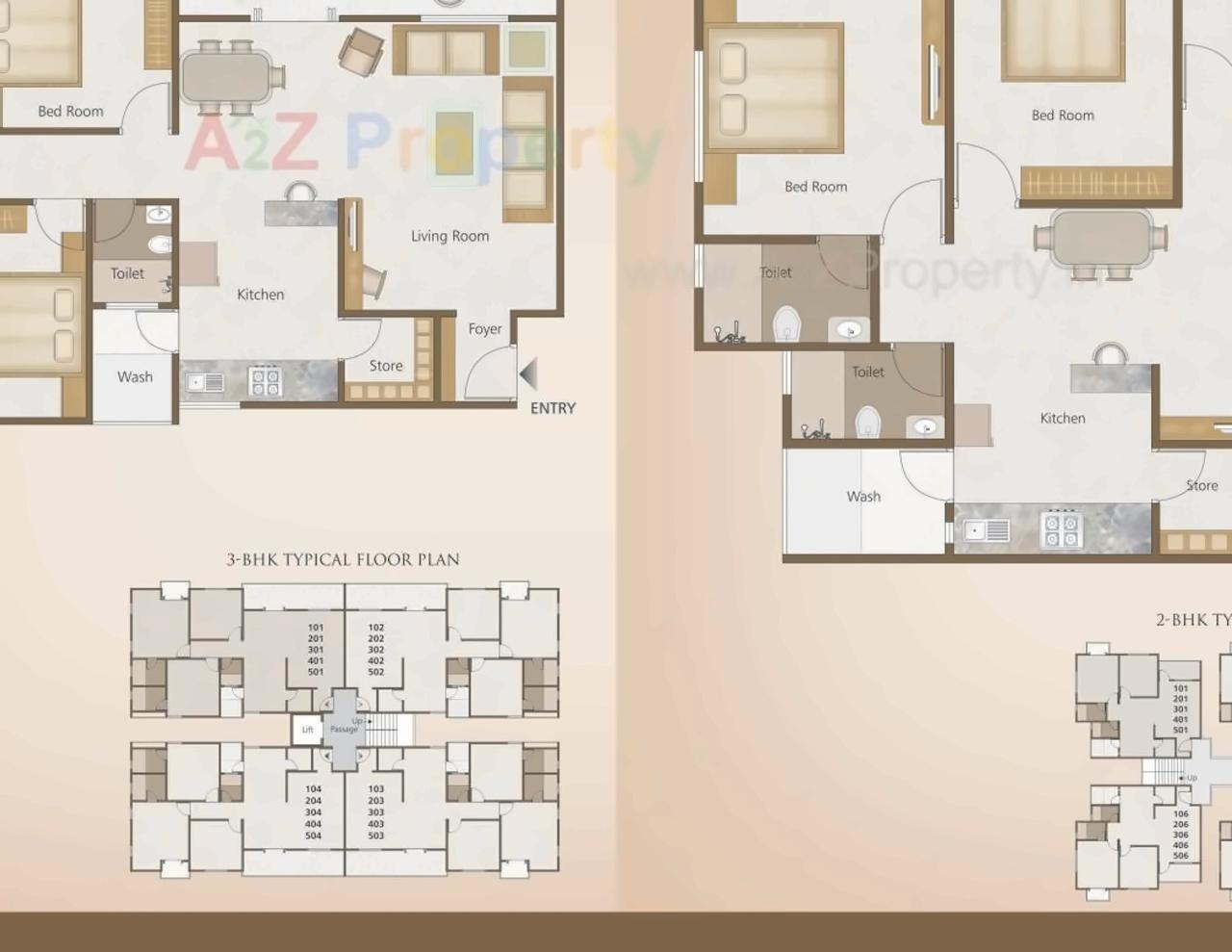 Layout of real estate project Sanmati Park located at Sama, Vadodara, Gujarat
