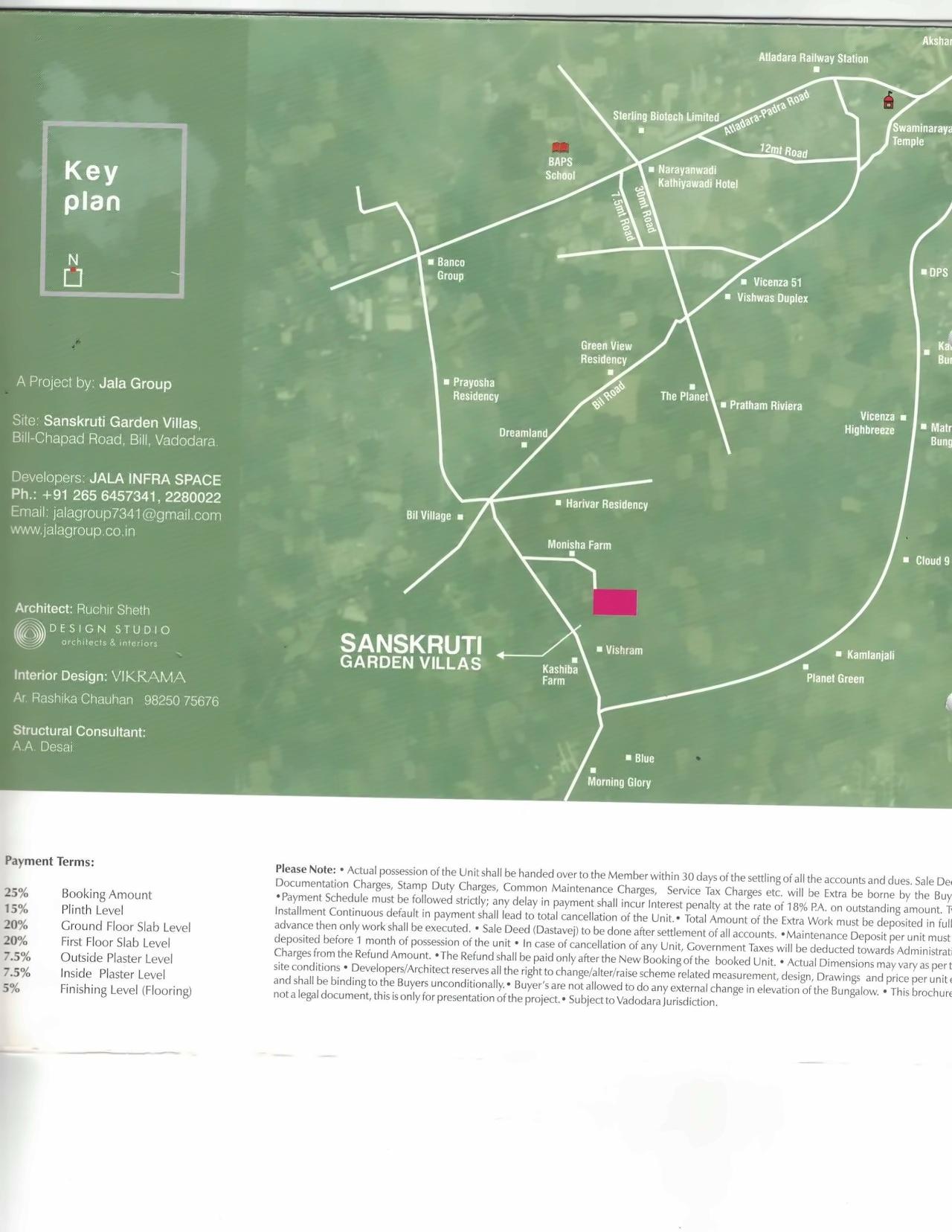  of real estate project Sanskruti Garden Villas located at Bill, Vadodara, Gujarat