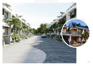 Elevation of real estate project Sanvicasa 105 Sanvi Retail Spaces located at Tarsali, Vadodara, Gujarat