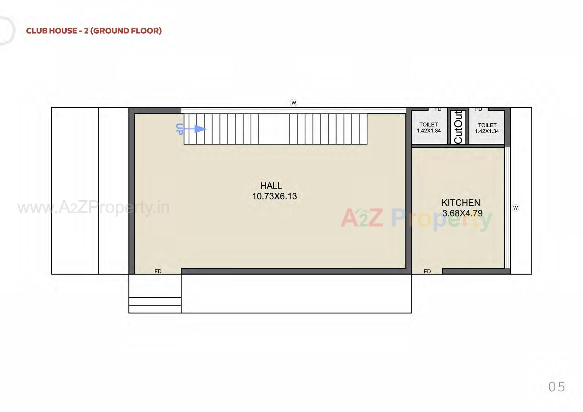Layout of real estate project Sanvicasa 105 Sanvi Retail Spaces located at Tarsali, Vadodara, Gujarat