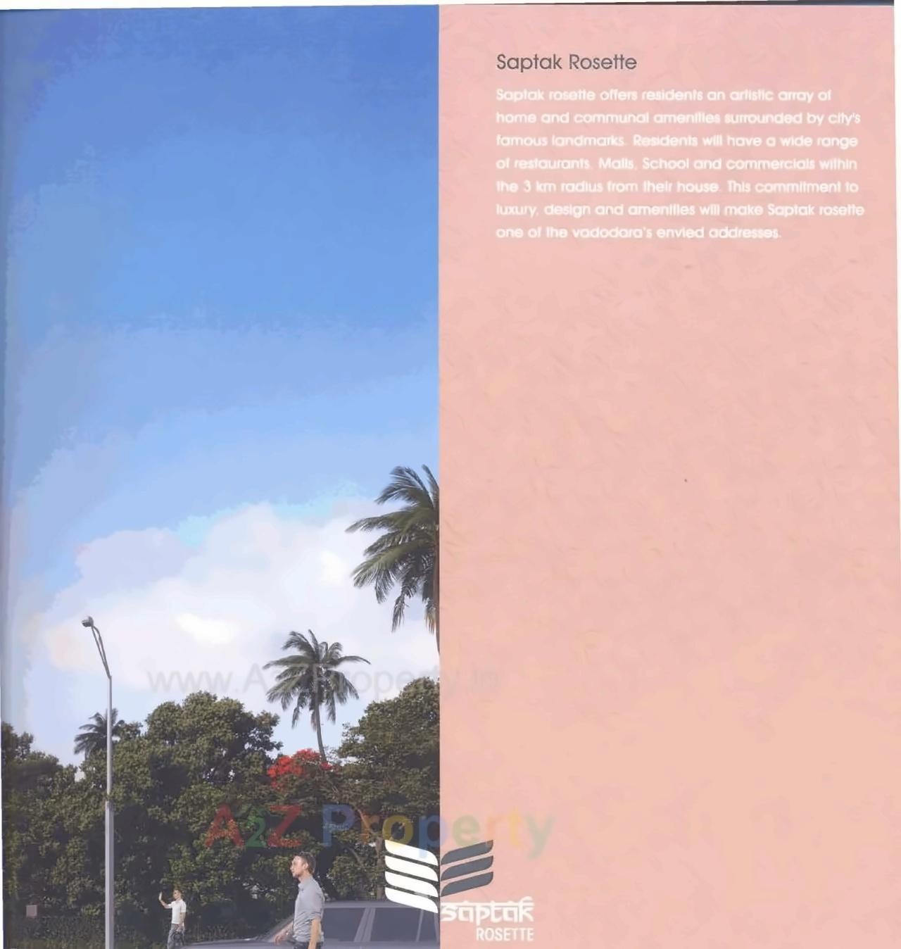  of real estate project Saptak Rosette located at Bhayli, Vadodara, Gujarat