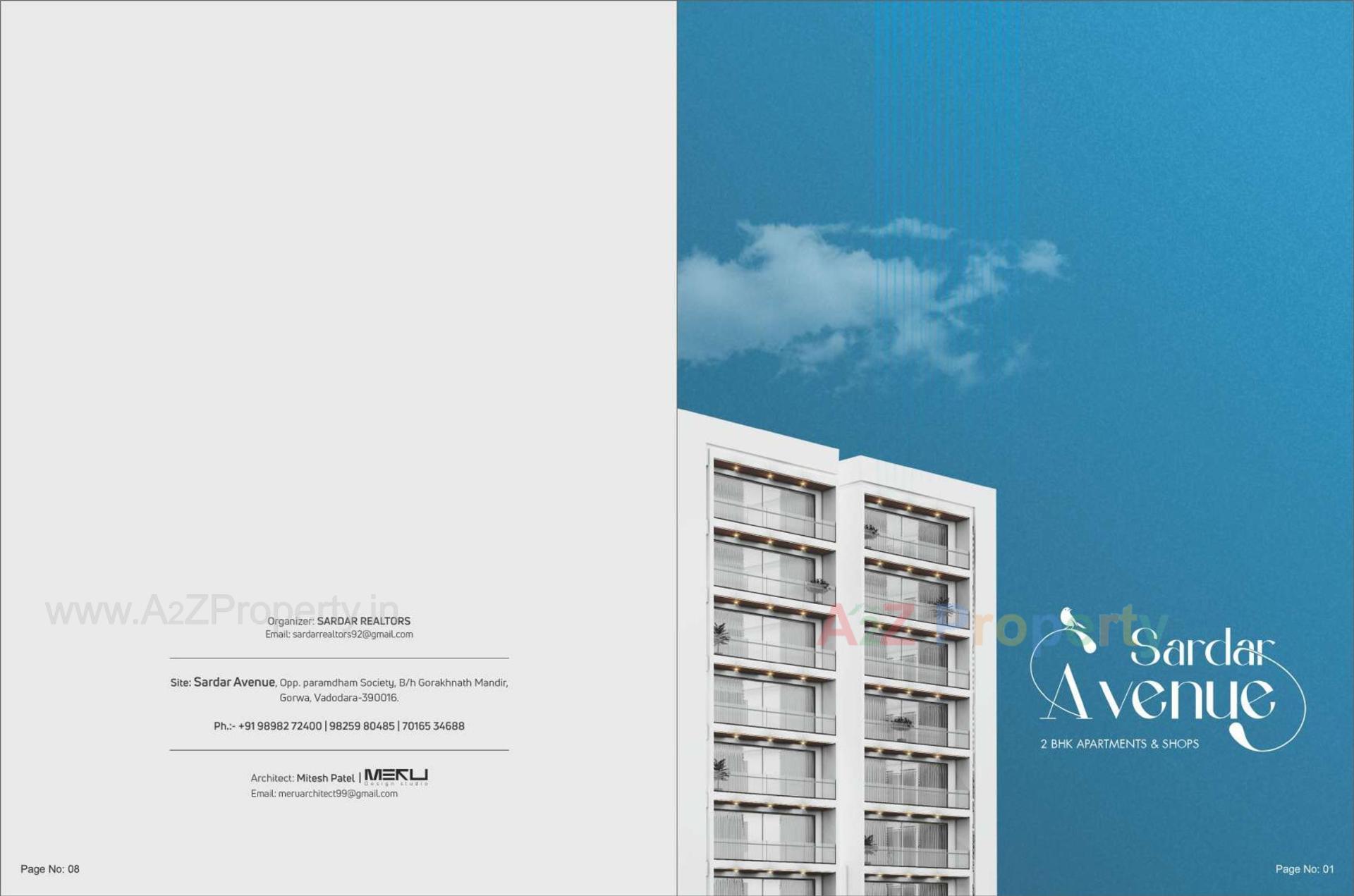  of real estate project Sardar Avenue located at Gorwa, Vadodara, Gujarat