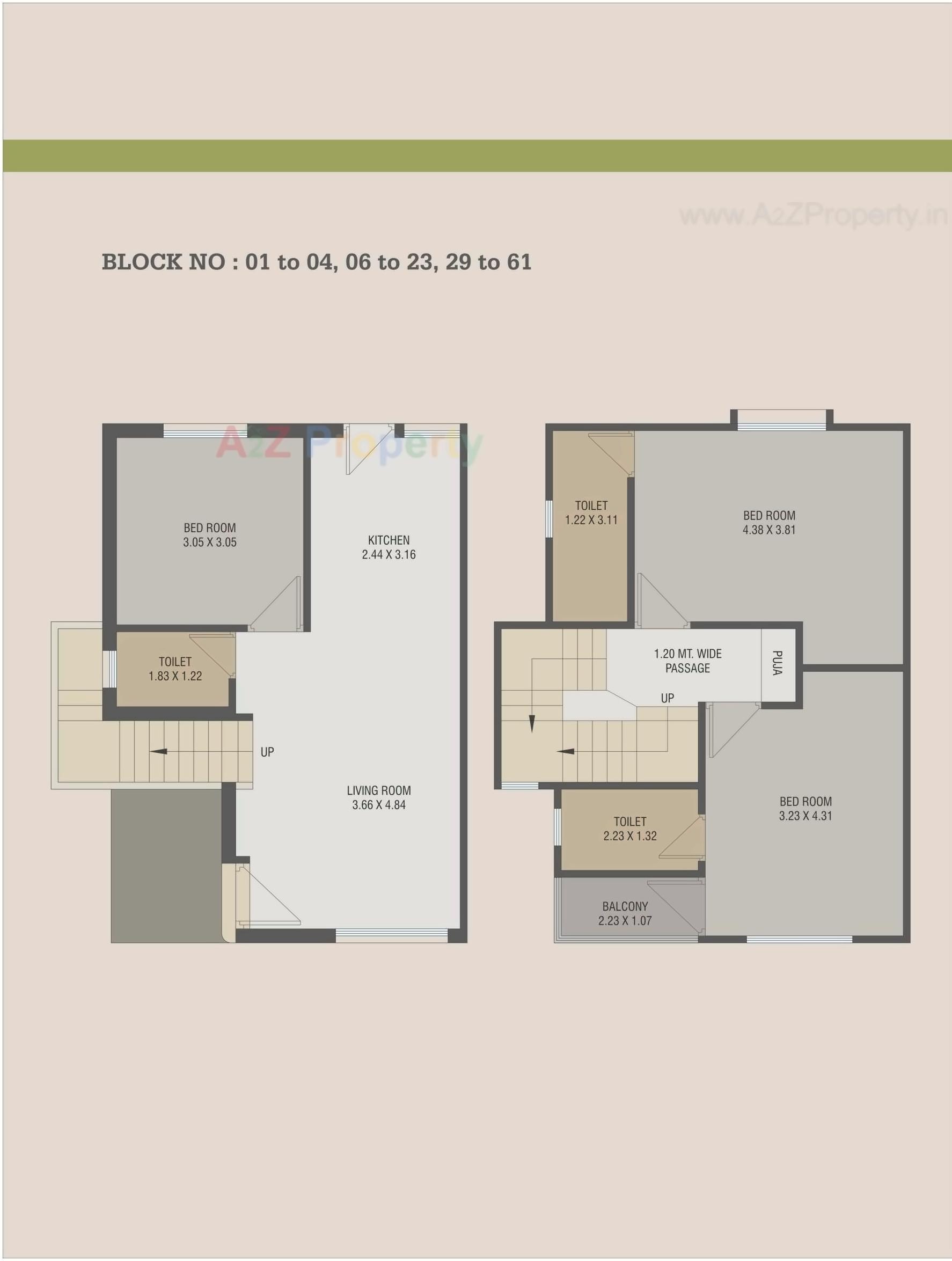 Layout of real estate project Sarthak Bungalows located at Vadodara, Vadodara, Gujarat
