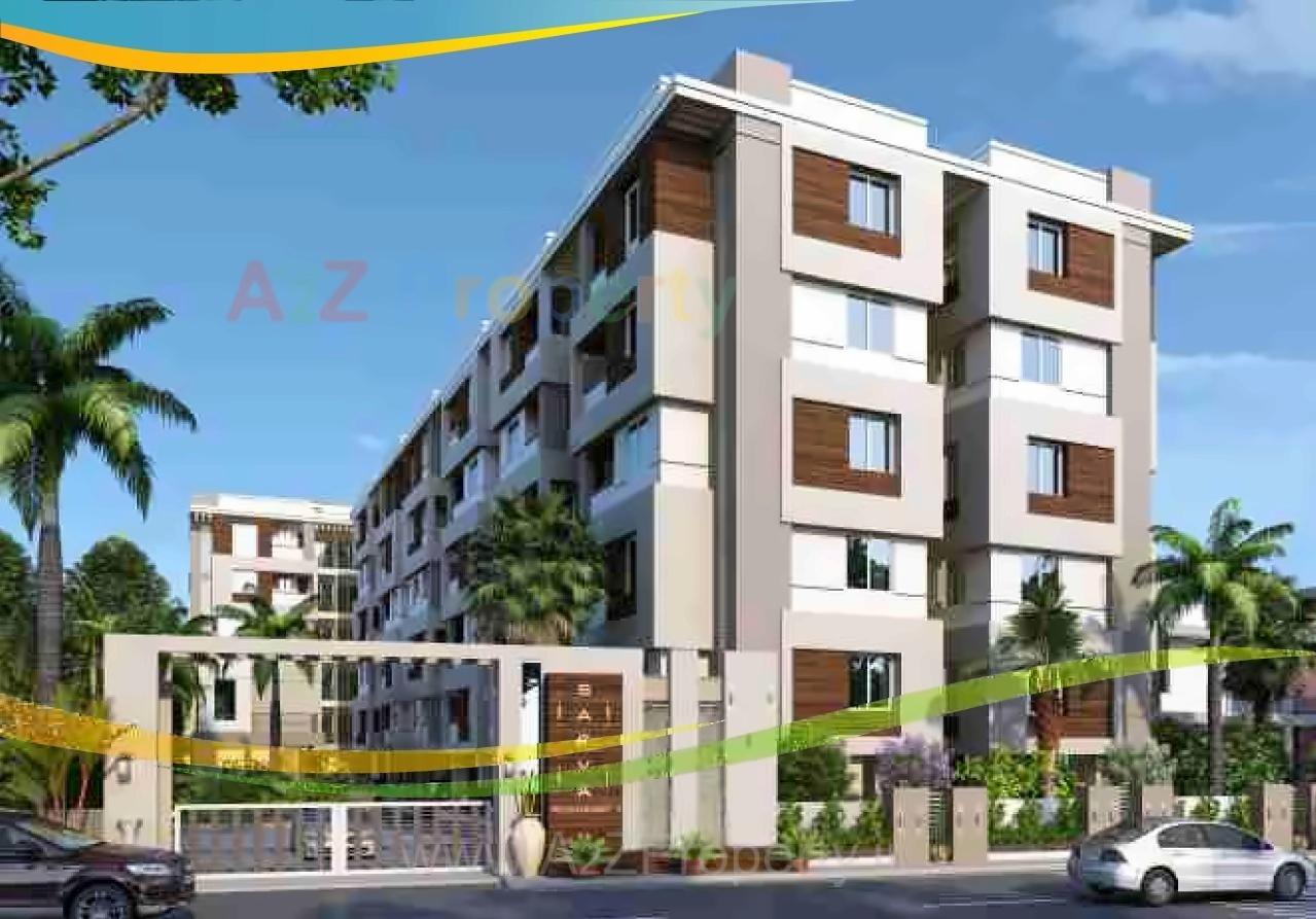3D Elevation of real estate project Sarva Residency located at Vadodara, Vadodara, Gujarat