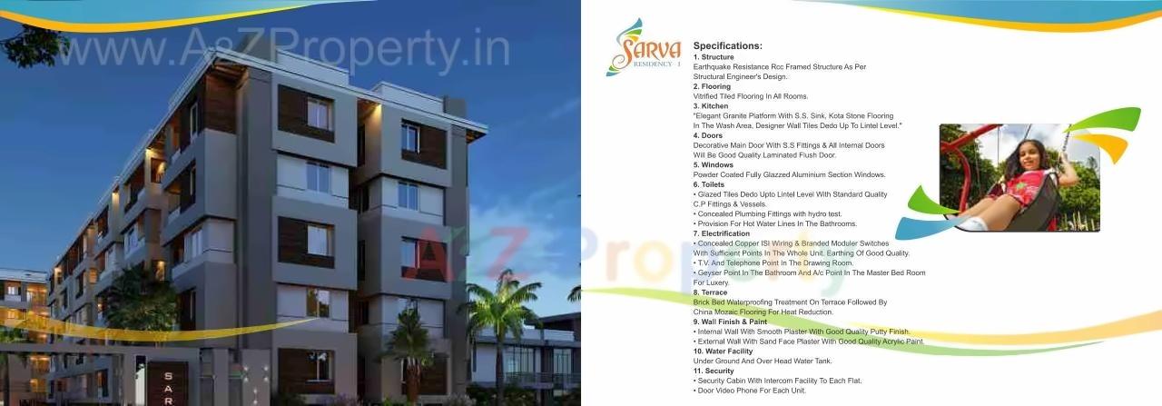  of real estate project Sarva Residency located at Vadodara, Vadodara, Gujarat