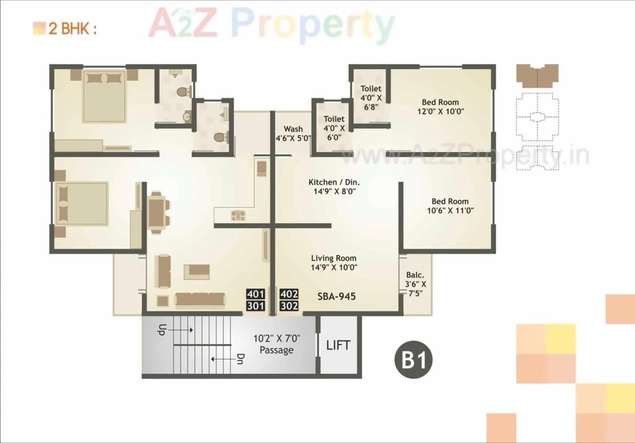 Layout of real estate project Sarva Square located at Vadodara, Vadodara, Gujarat