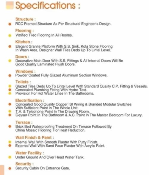 Project Specifications