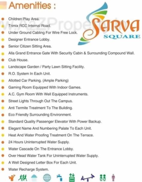 Amenities of Sarva Square