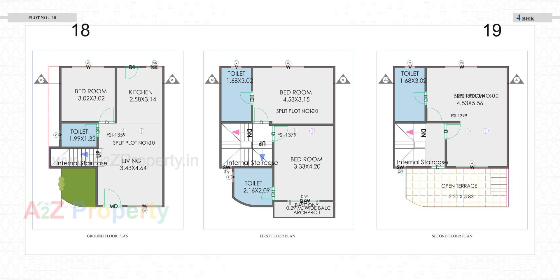Layout of real estate project Sarva Vatika located at Vaghodia, Vadodara, Gujarat