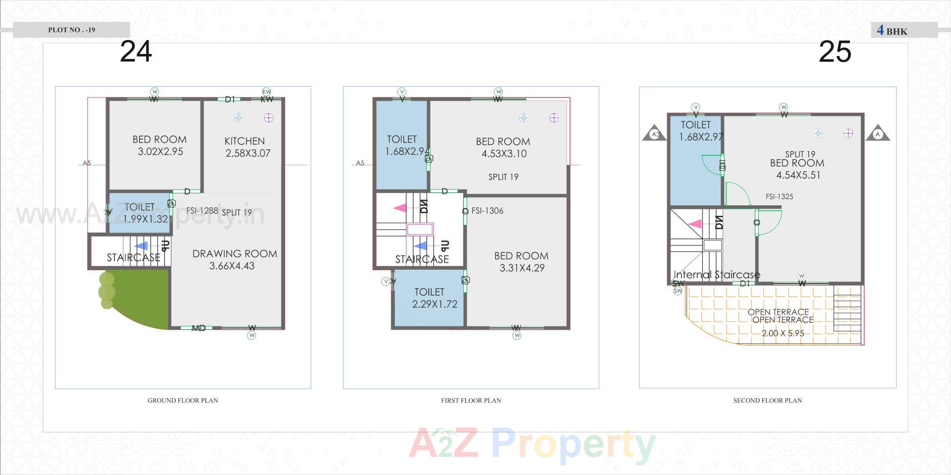 Layout of real estate project Sarva Vatika located at Vaghodia, Vadodara, Gujarat