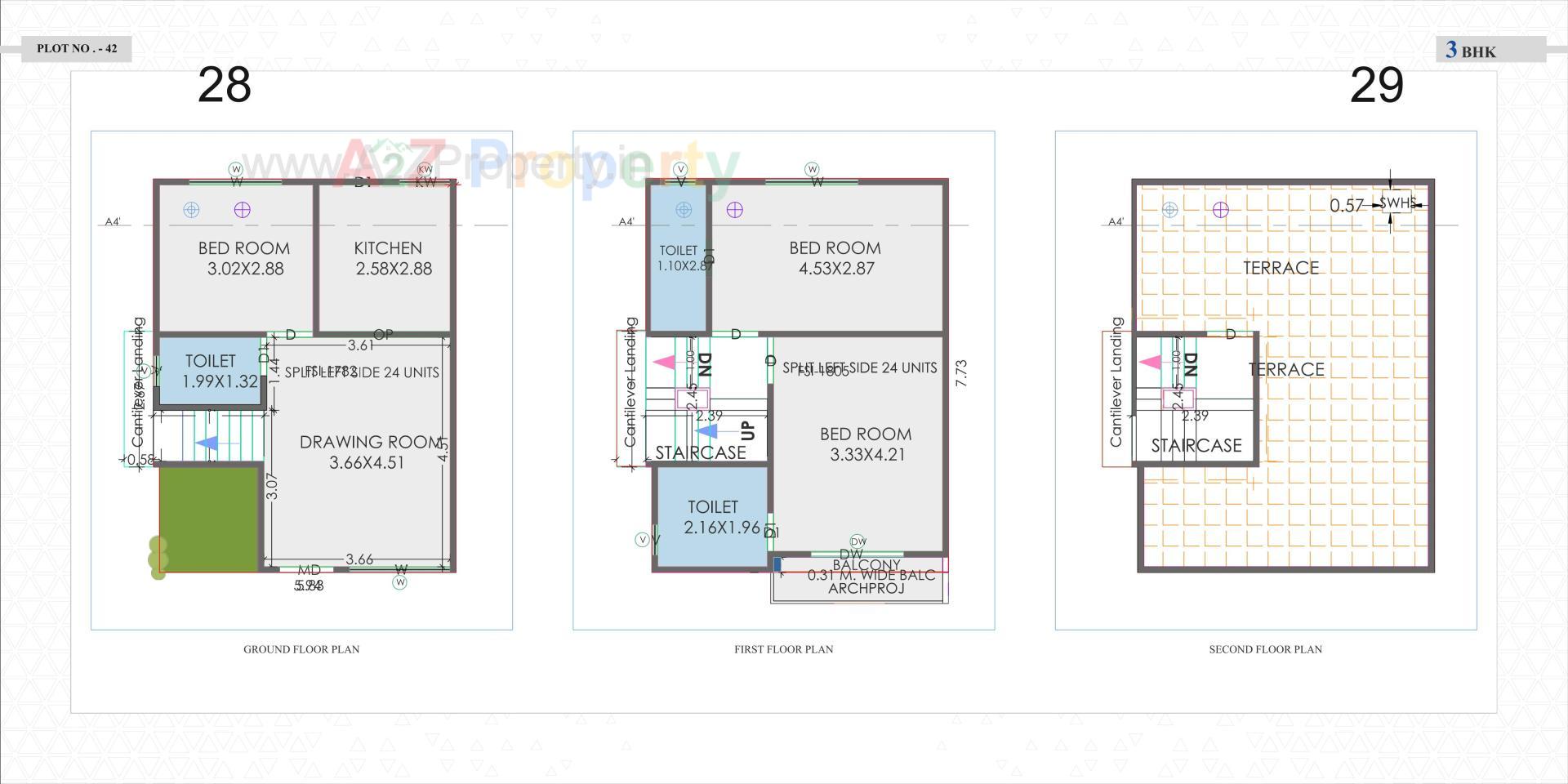 Layout of real estate project Sarva Vatika located at Vaghodia, Vadodara, Gujarat