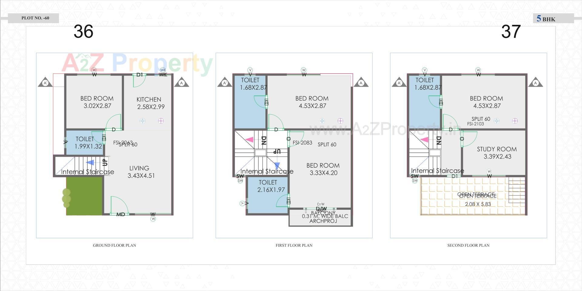 Layout of real estate project Sarva Vatika located at Vaghodia, Vadodara, Gujarat