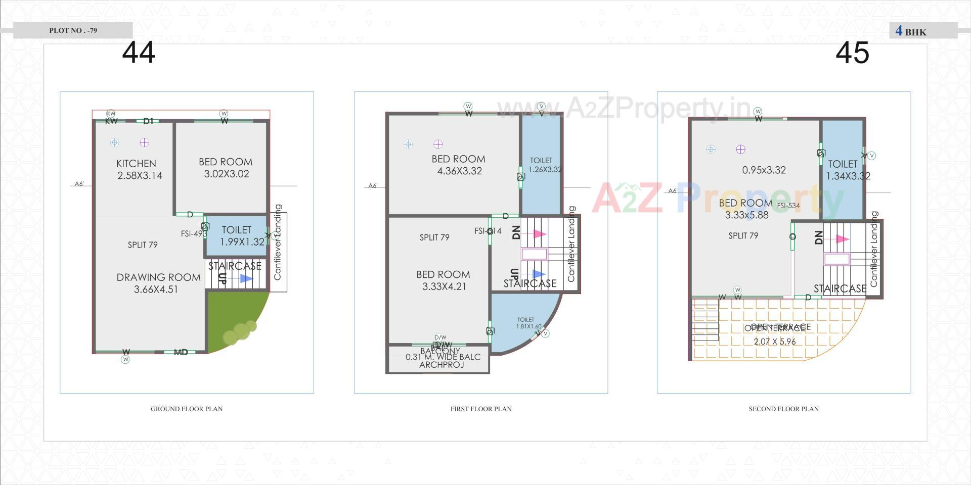 Layout of real estate project Sarva Vatika located at Vaghodia, Vadodara, Gujarat