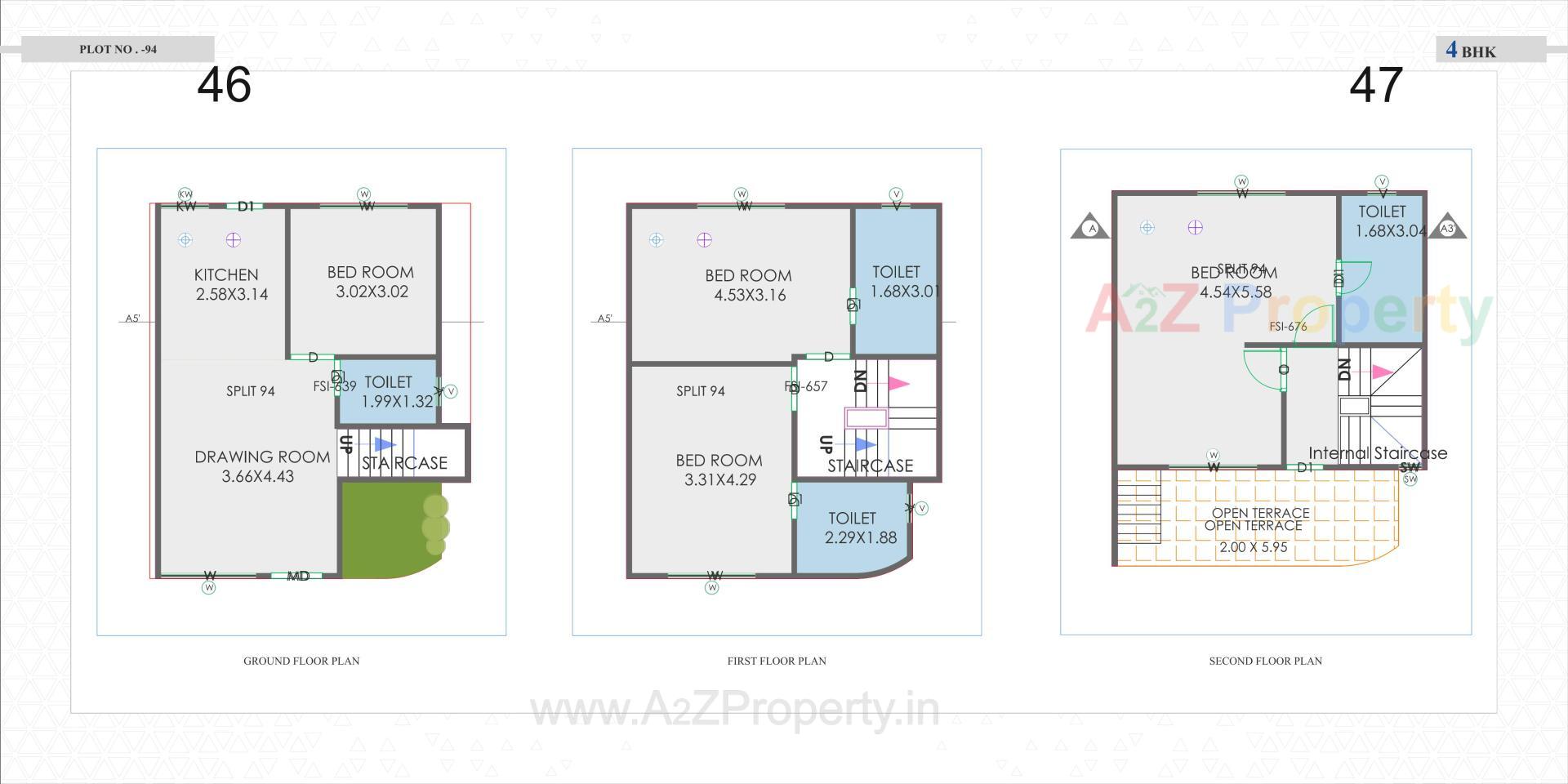 Layout of real estate project Sarva Vatika located at Vaghodia, Vadodara, Gujarat
