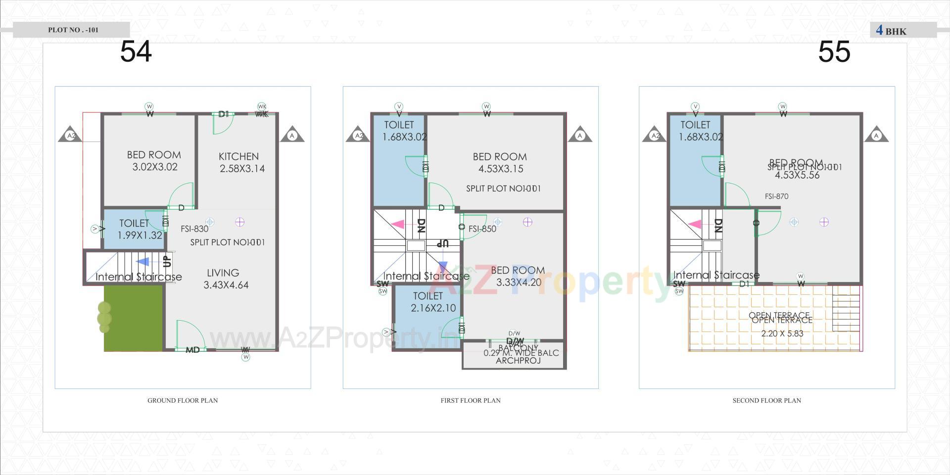 Layout of real estate project Sarva Vatika located at Vaghodia, Vadodara, Gujarat