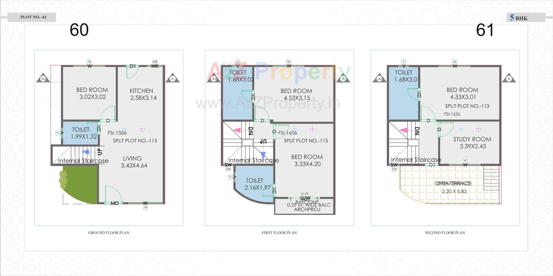 Layout of real estate project Sarva Vatika located at Vaghodia, Vadodara, Gujarat