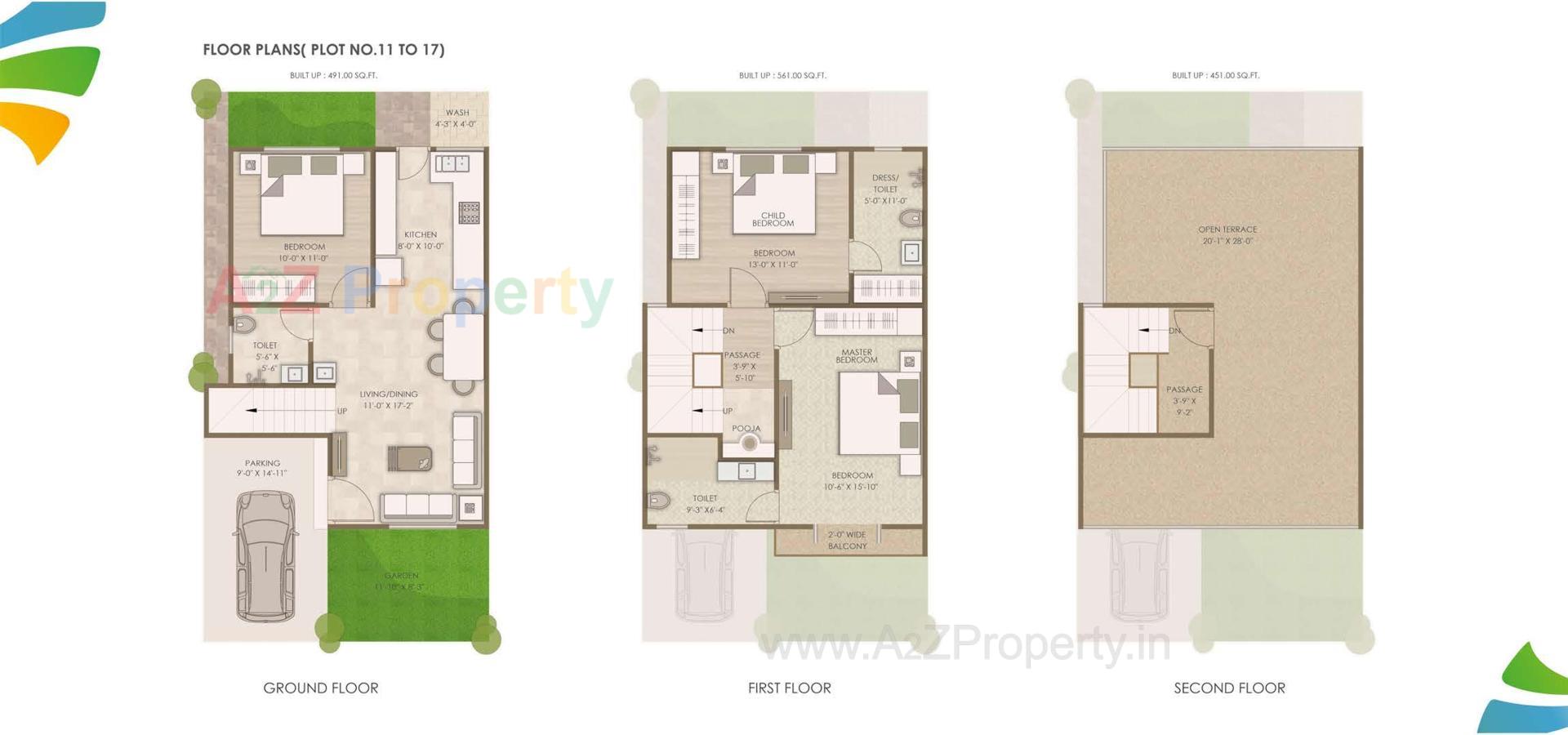 Layout of real estate project Sarva Villa 1 located at Ankhol, Vadodara, Gujarat