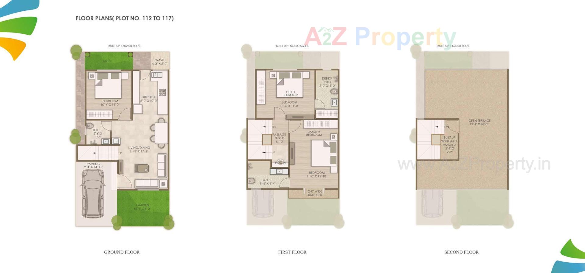 Layout of real estate project Sarva Villa 1 located at Ankhol, Vadodara, Gujarat