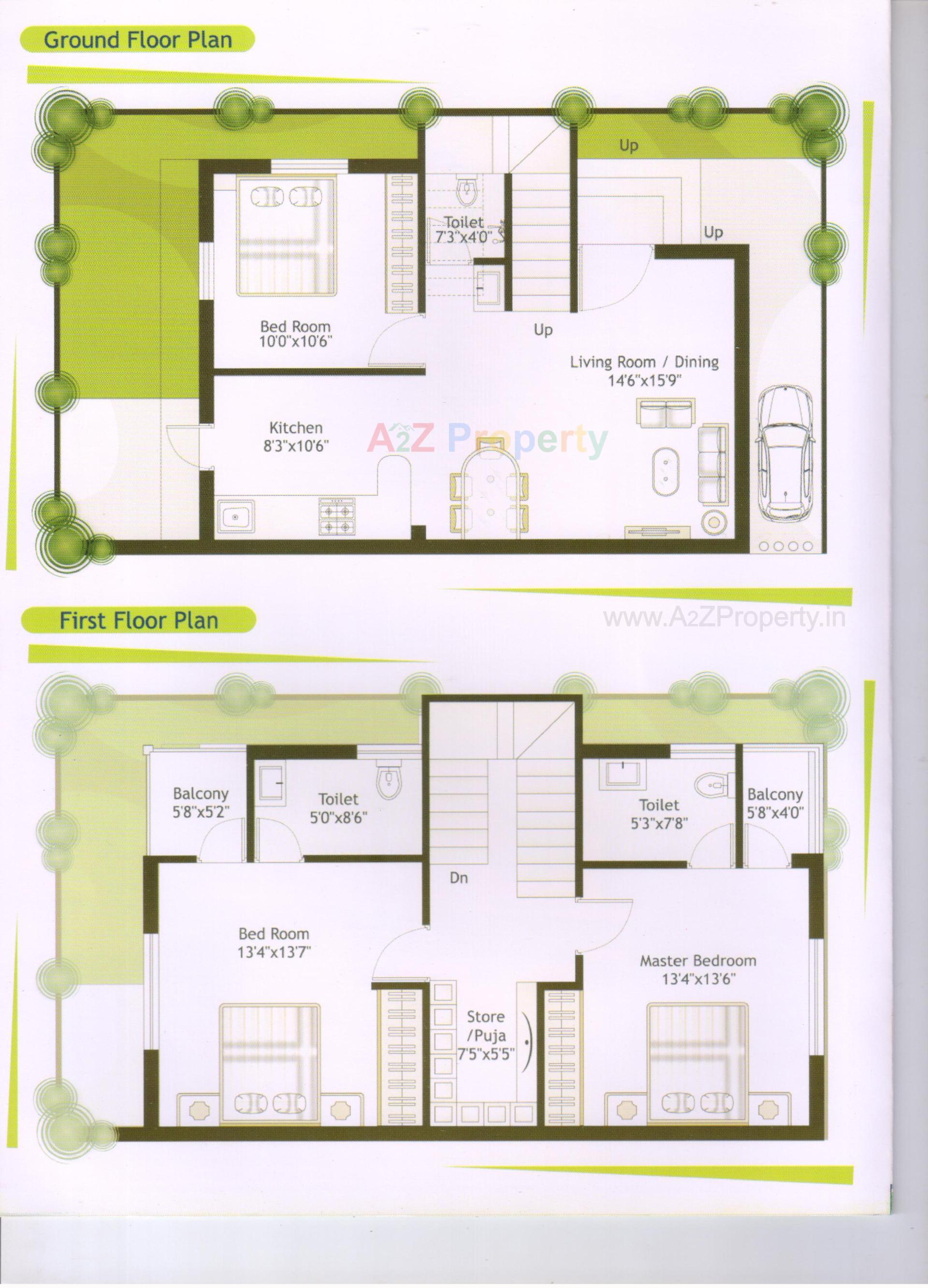 Layout of real estate project Sarvam Ascona located at Jambuva, Vadodara, Gujarat