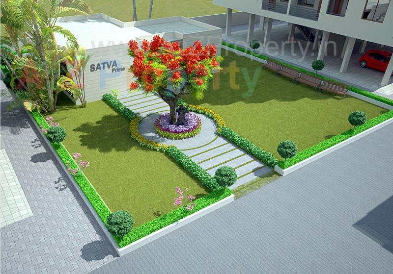 3D Elevation of real estate project Satva Prime (block A   G) located at Chhani, Vadodara, Gujarat
