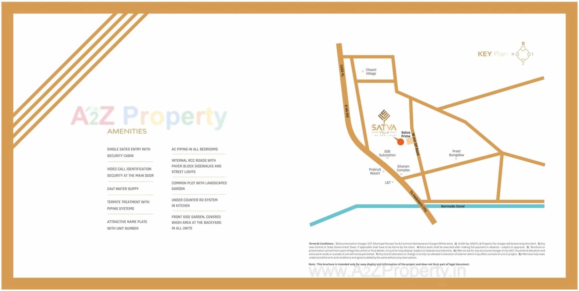  of real estate project Satva Villa located at Chhani, Vadodara, Gujarat