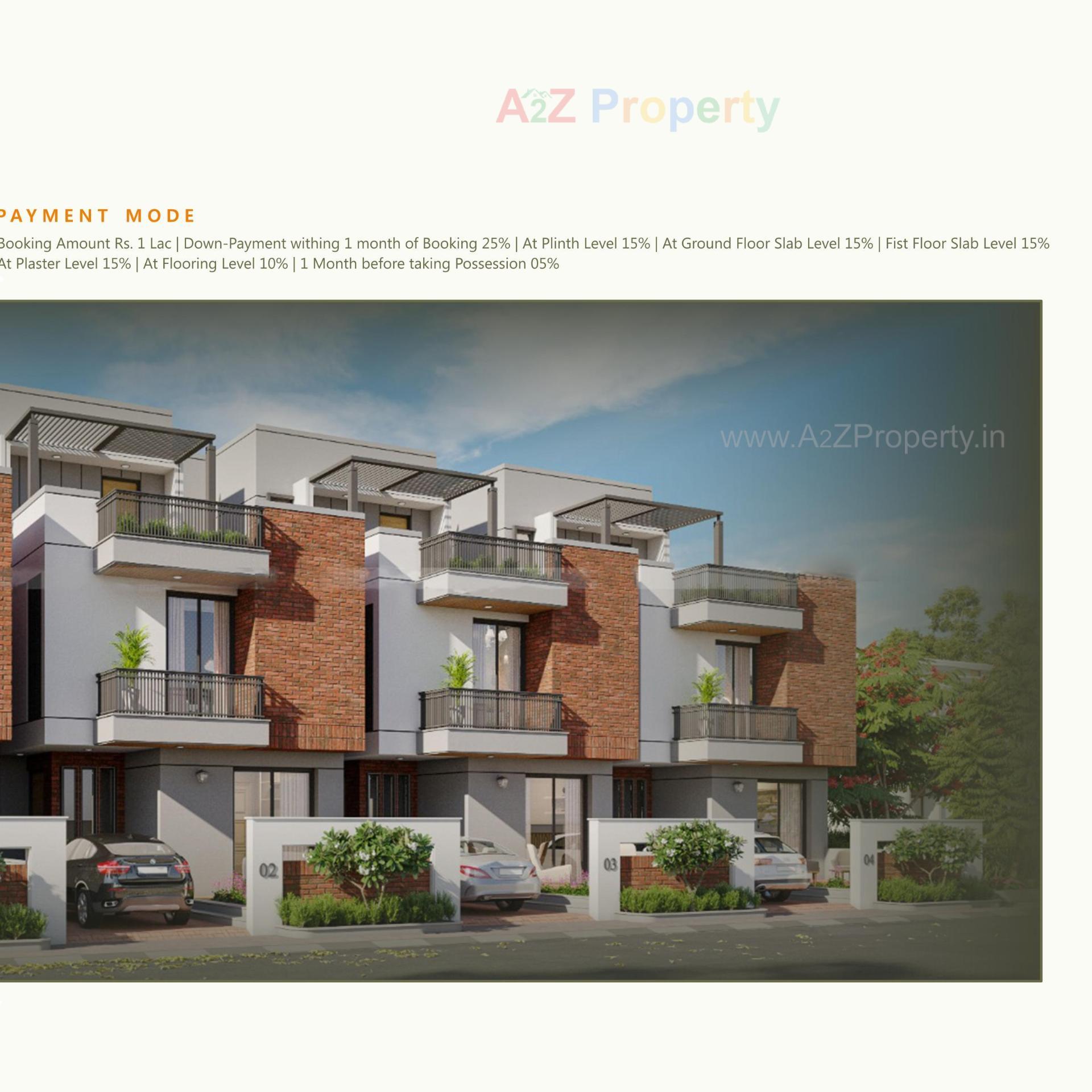 3D Elevation of real estate project Satyam Castle located at Kapurai, Vadodara, Gujarat