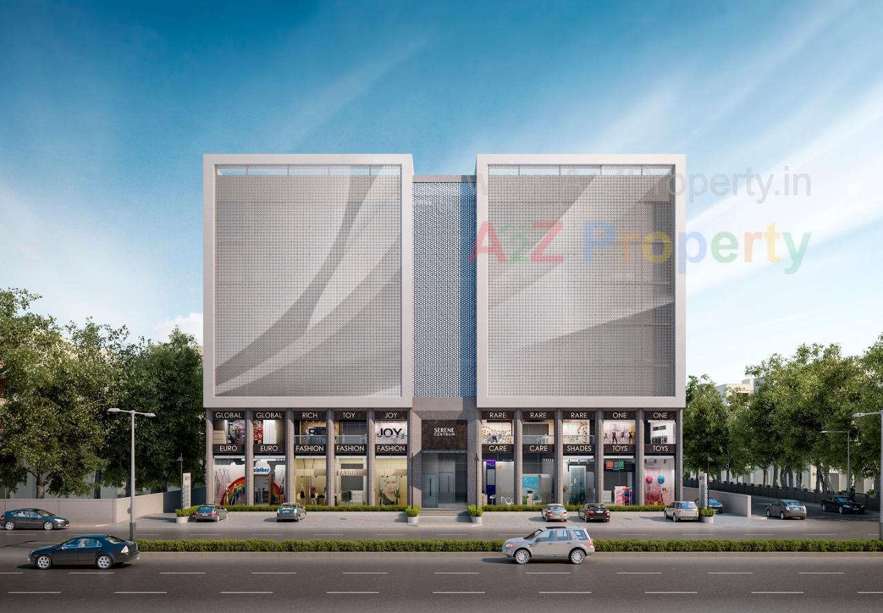 3D Elevation of real estate project Serene Centrum located at Gotri, Vadodara, Gujarat
