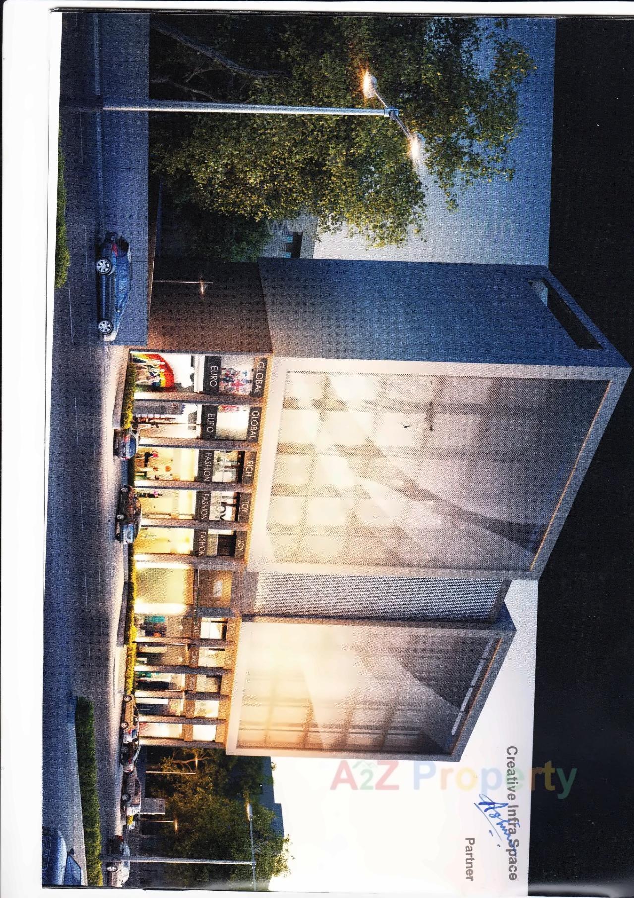 3D Elevation of real estate project Serene Centrum located at Gotri, Vadodara, Gujarat