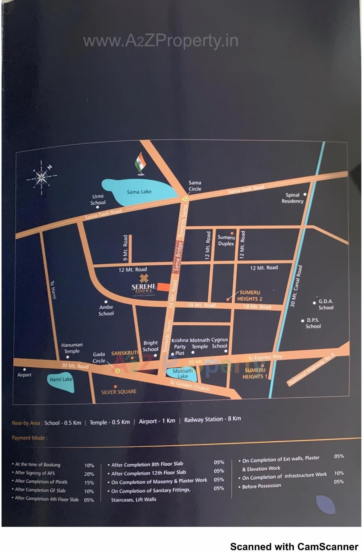  of real estate project Serene Edifice located at Harni, Vadodara, Gujarat