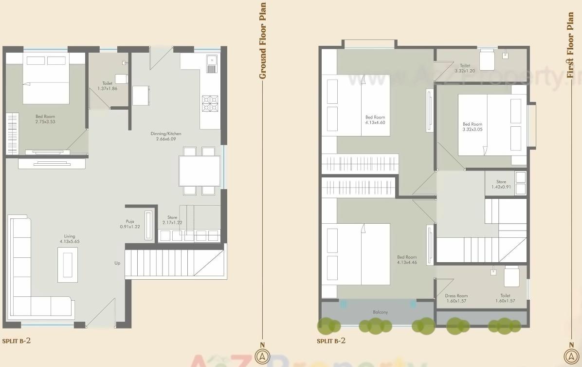 Layout of real estate project Seven 9 Villa located at Vadodara, Vadodara, Gujarat