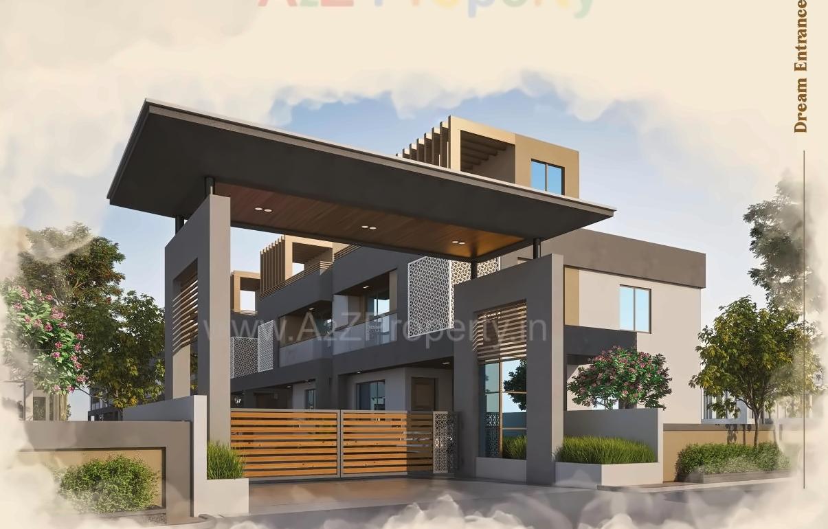 3D Elevation of real estate project Seven 9 Villa located at Vadodara, Vadodara, Gujarat