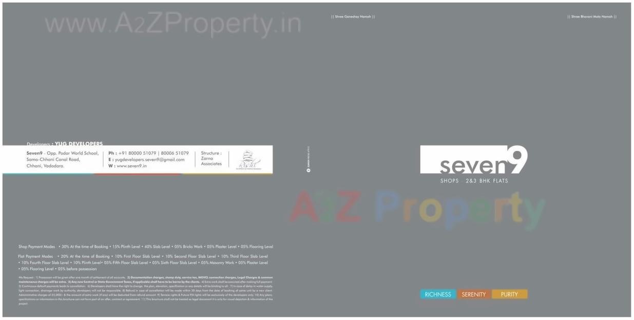  of real estate project Seven located at Chhani, Vadodara, Gujarat