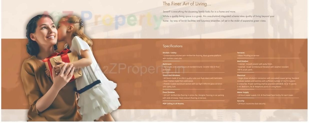  of real estate project Seven located at Chhani, Vadodara, Gujarat