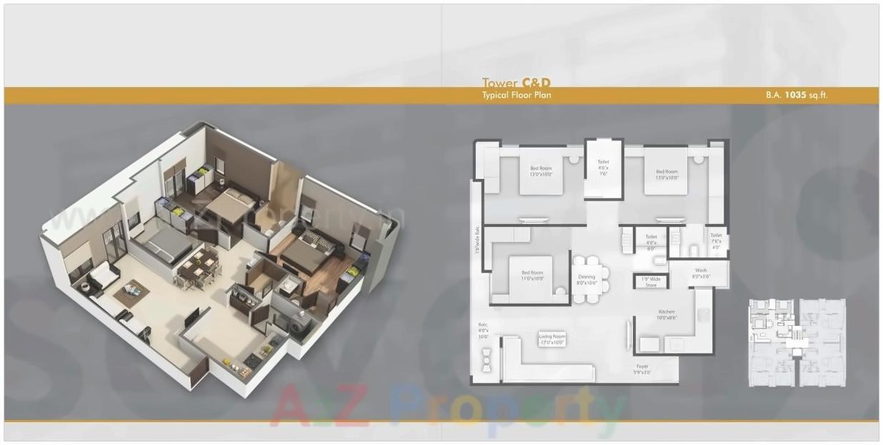 Layout of real estate project Seven located at Chhani, Vadodara, Gujarat