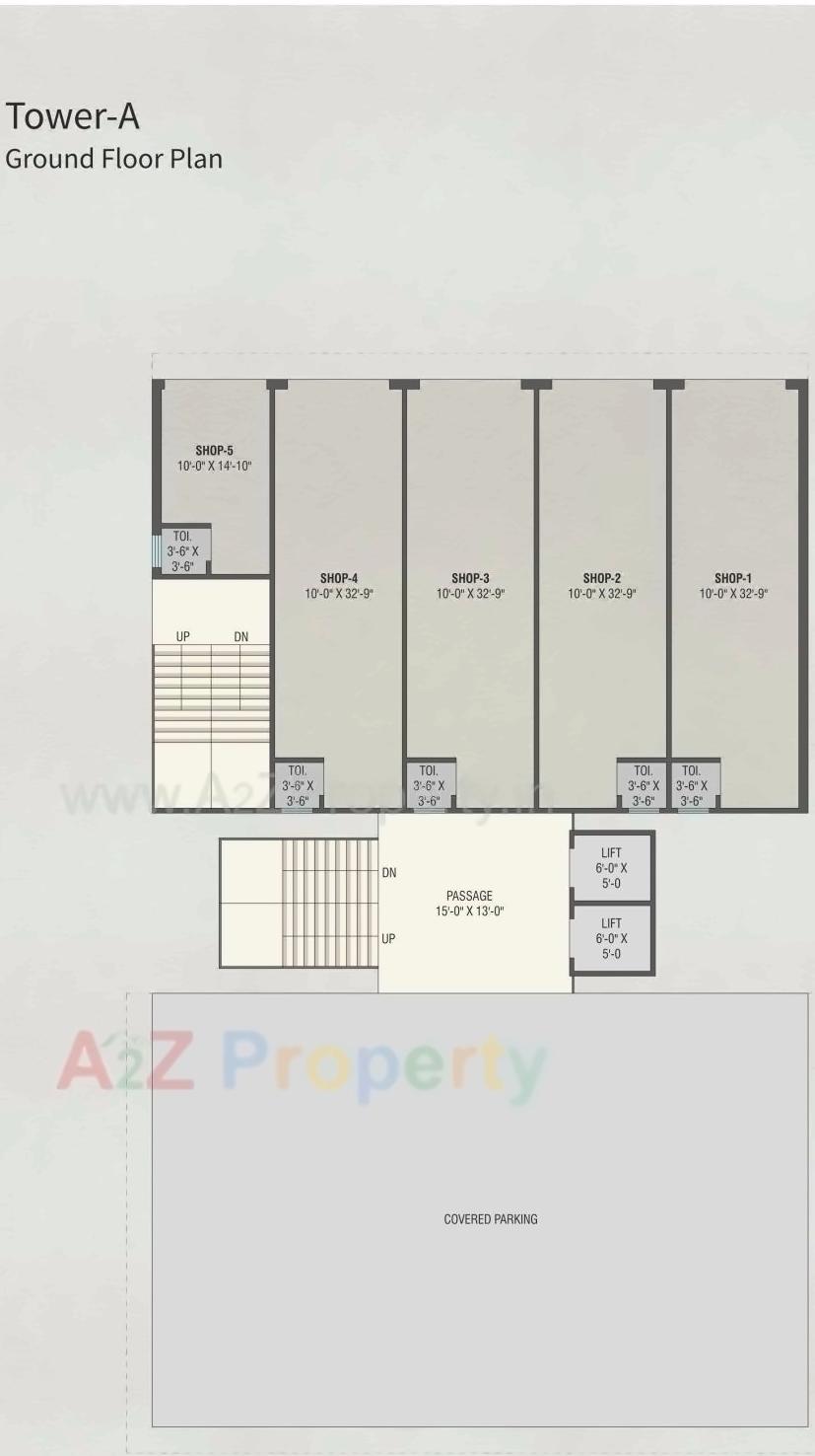 Layout of real estate project Seven Sky located at Harni, Vadodara, Gujarat