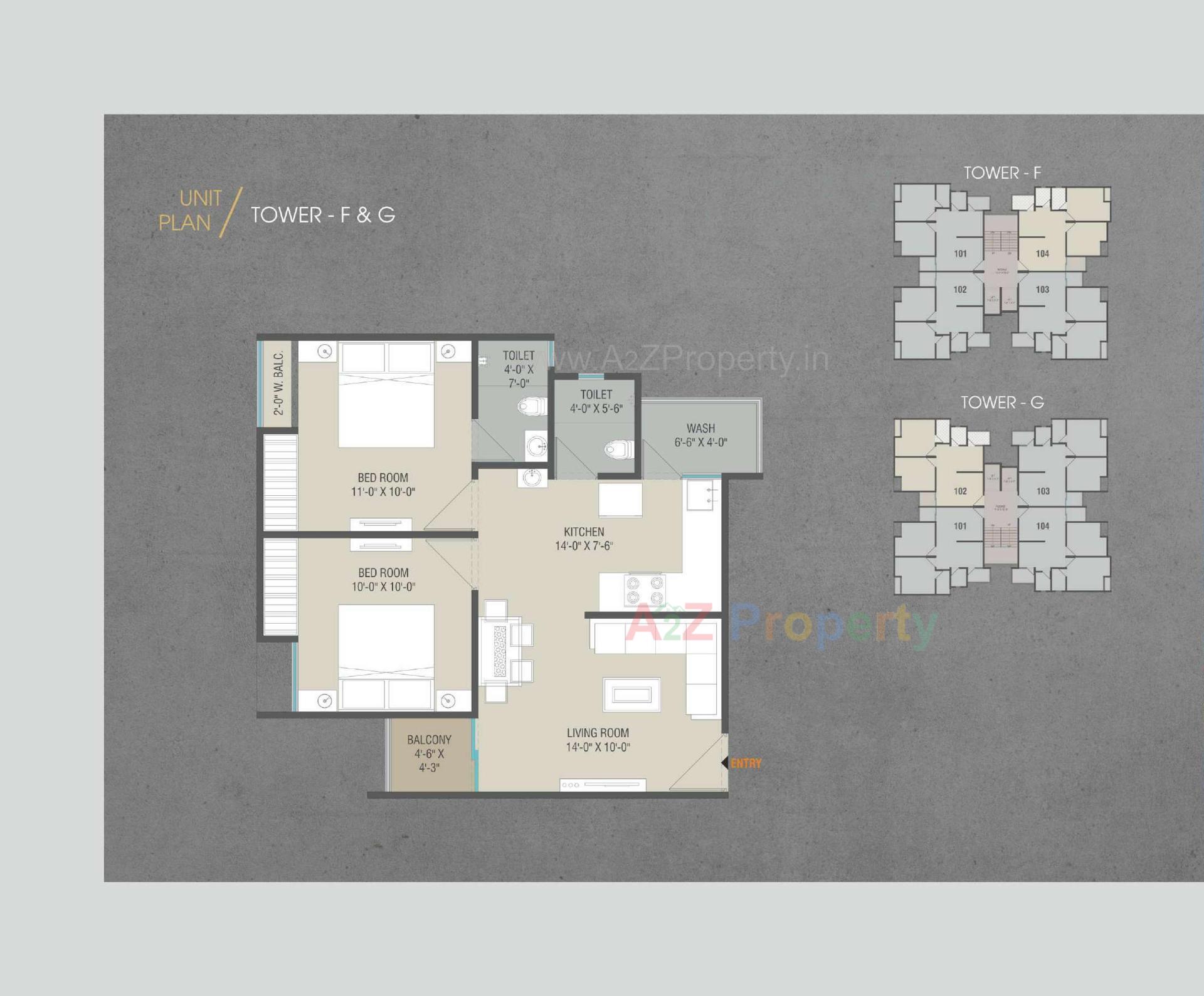 Layout of real estate project Seven Sky located at Tarsali, Vadodara, Gujarat