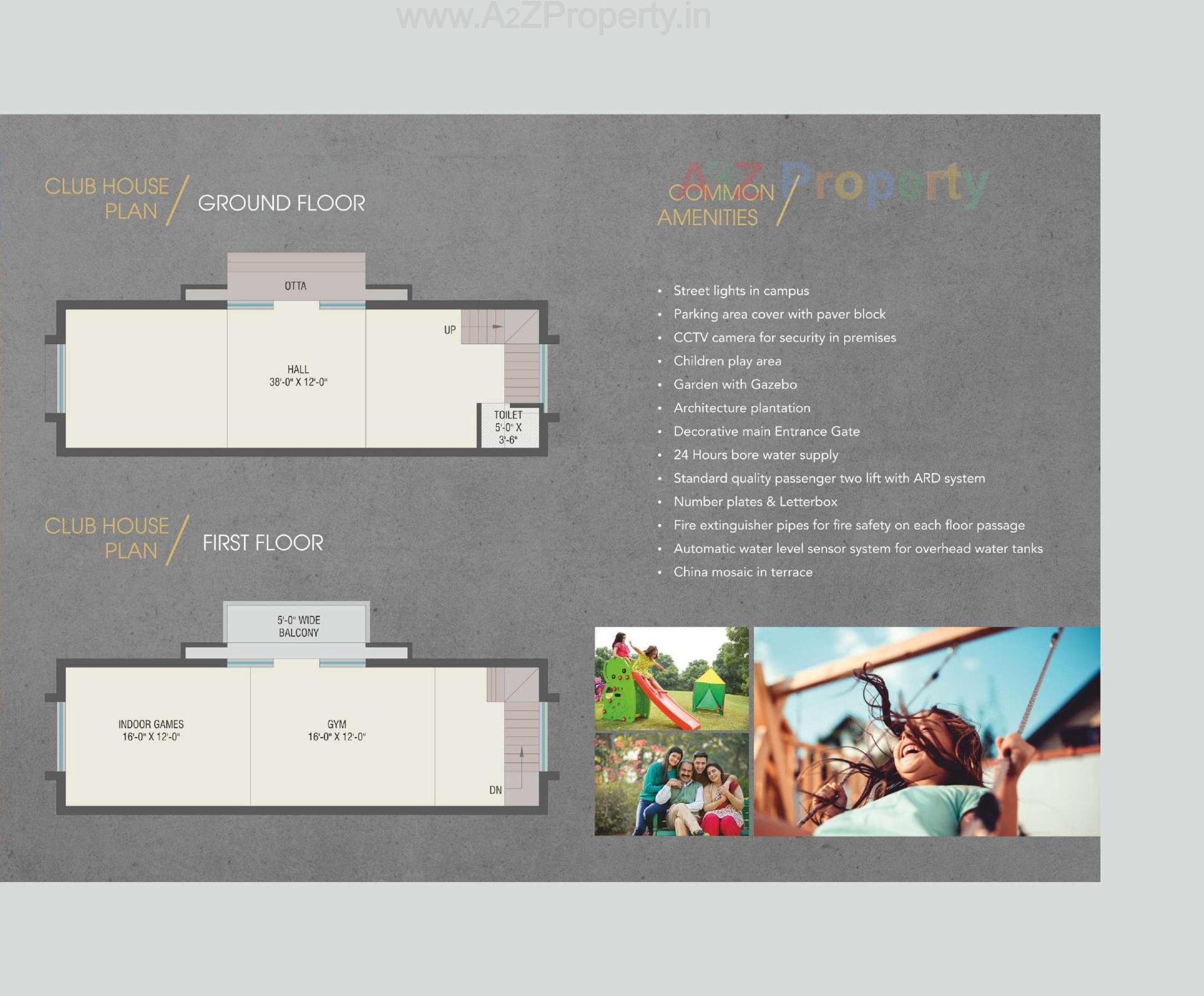 Layout of real estate project Seven Sky located at Tarsali, Vadodara, Gujarat
