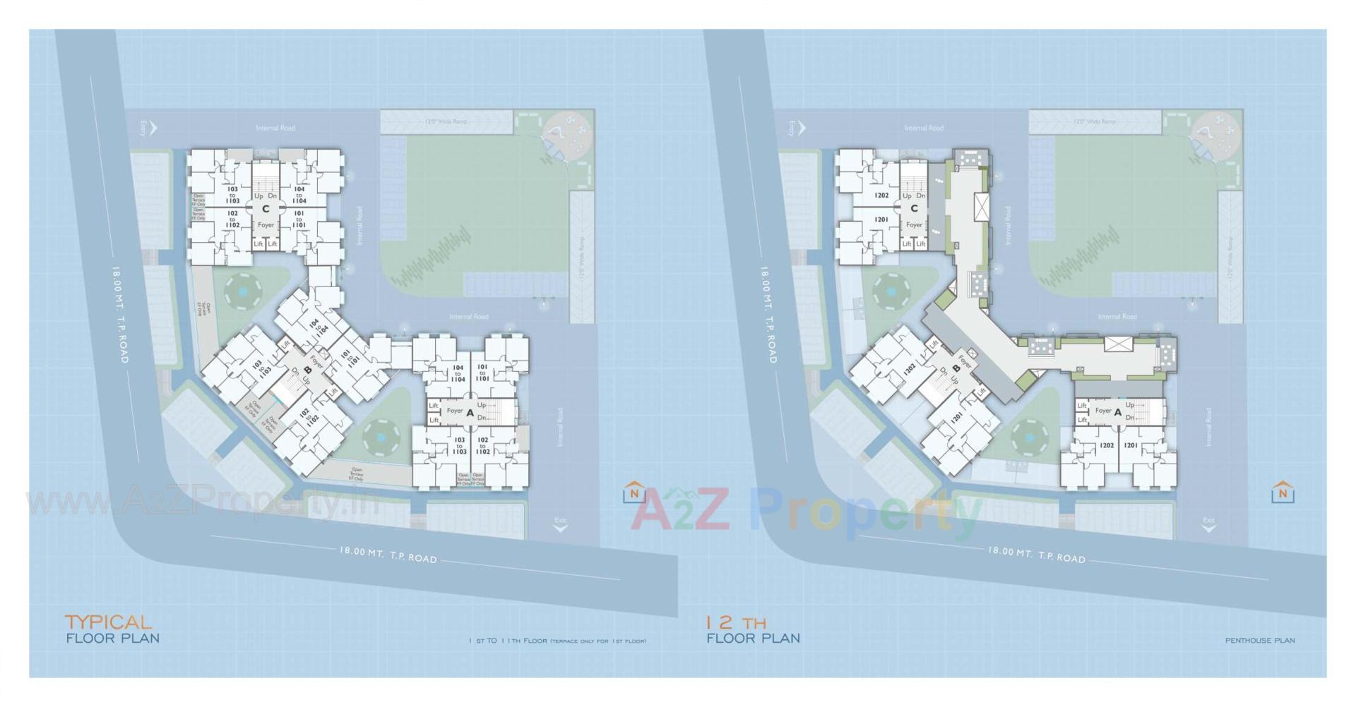 Layout of real estate project Seven9 Imperia located at Vadodara, Vadodara, Gujarat