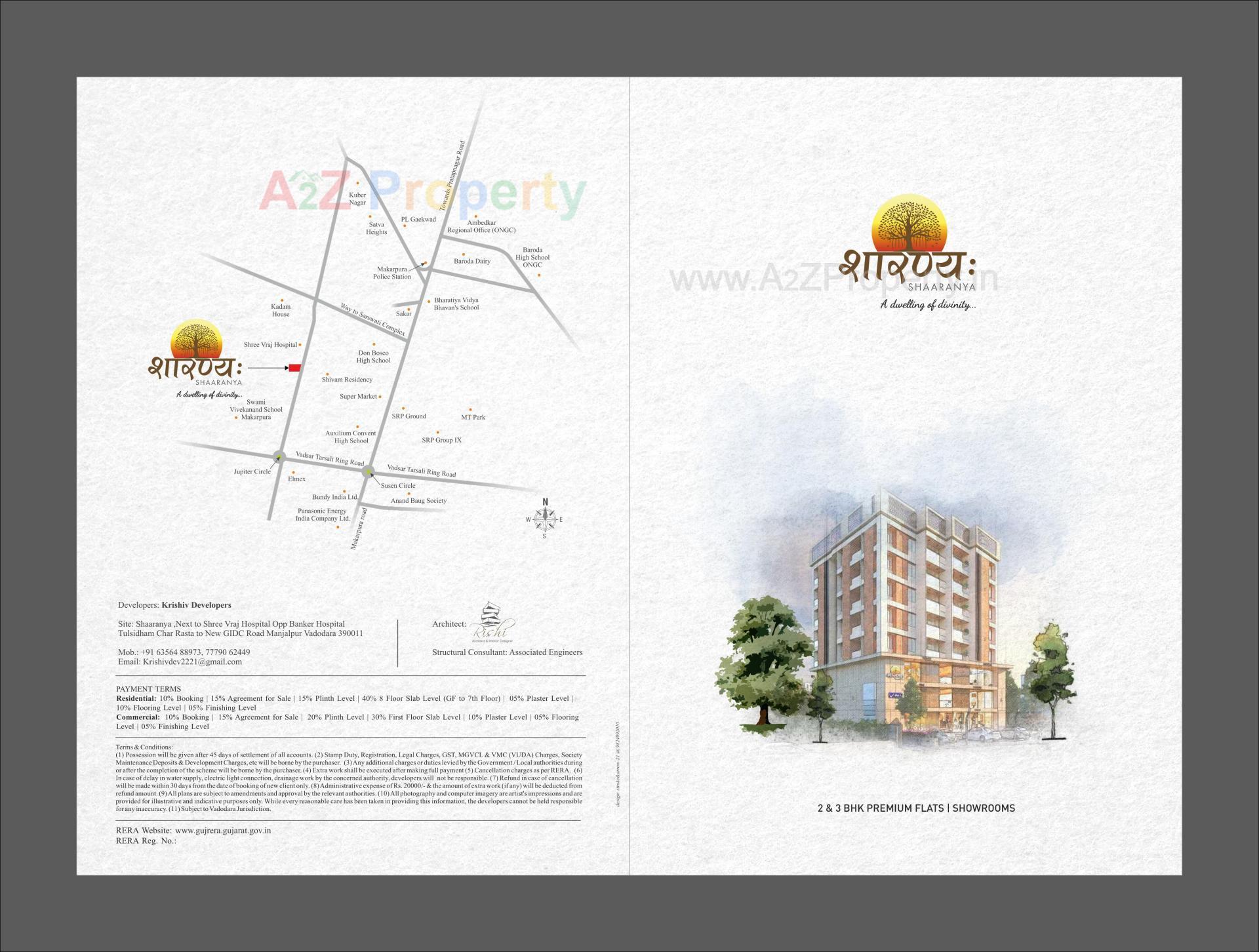  of real estate project Shaaranya located at Manjalpur, Vadodara, Gujarat