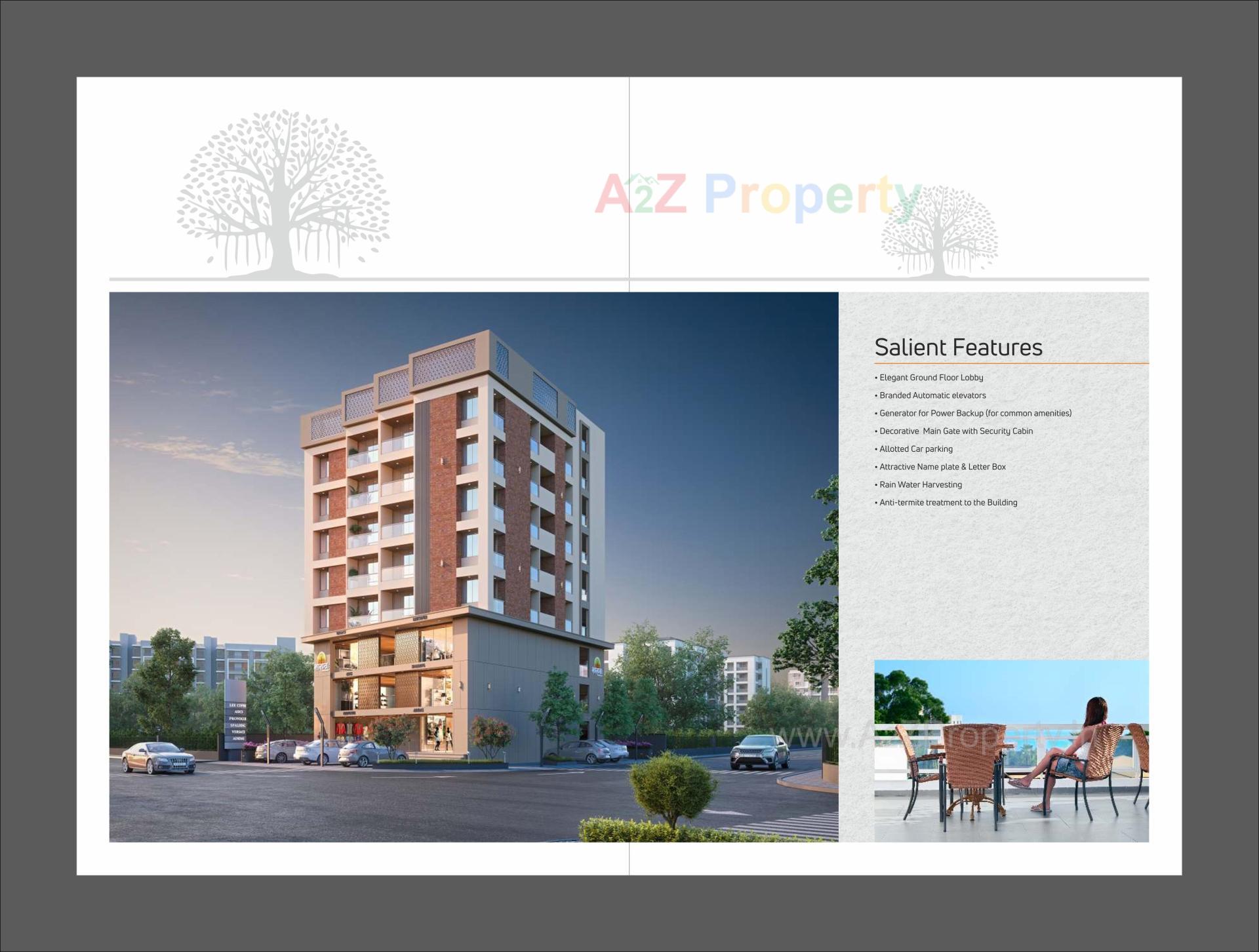 3D Elevation of real estate project Shaaranya located at Manjalpur, Vadodara, Gujarat