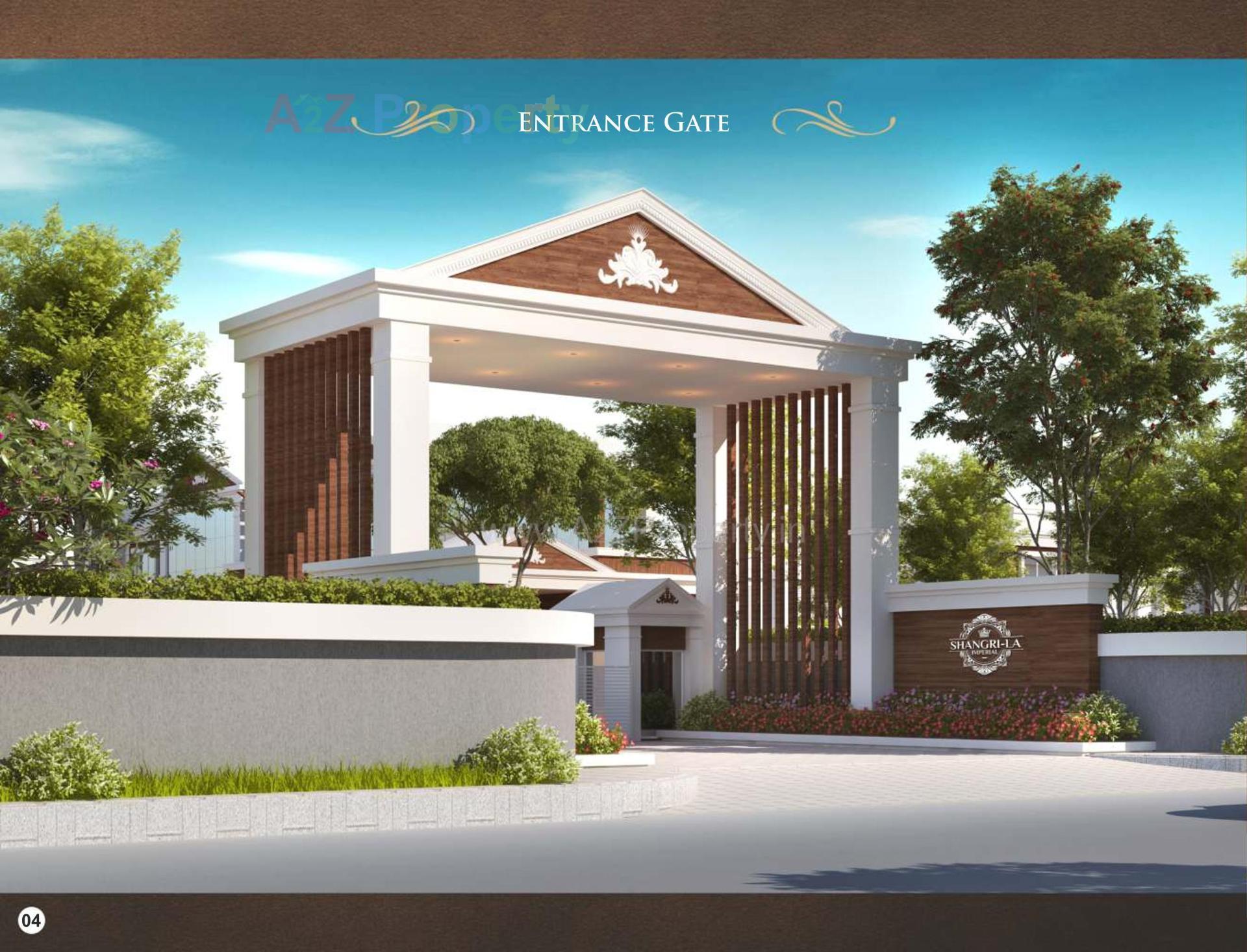 3D Elevation of real estate project Shangri La Imperial located at Vaghodia, Vadodara, Gujarat