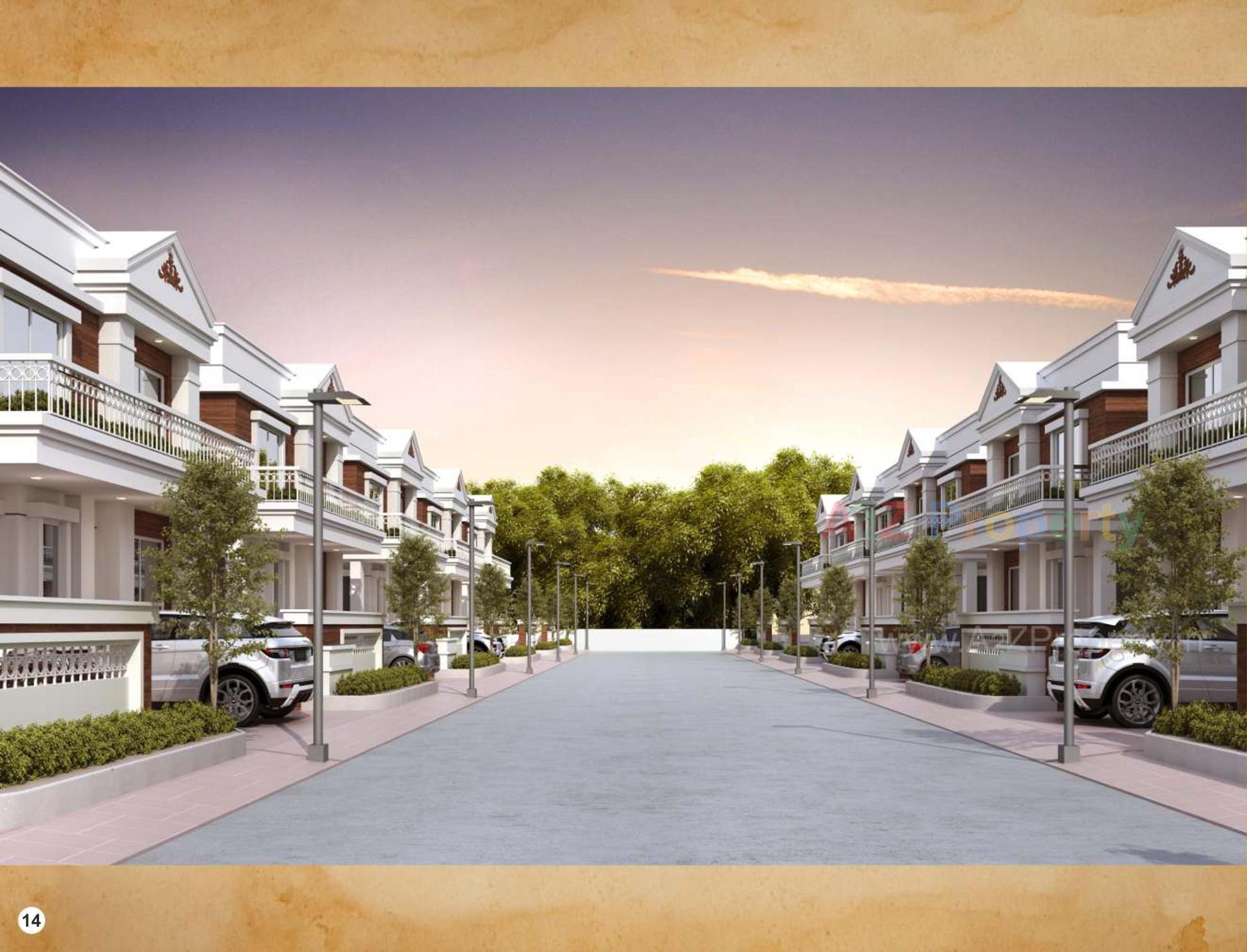 3D Elevation of real estate project Shangri La Imperial located at Vaghodia, Vadodara, Gujarat