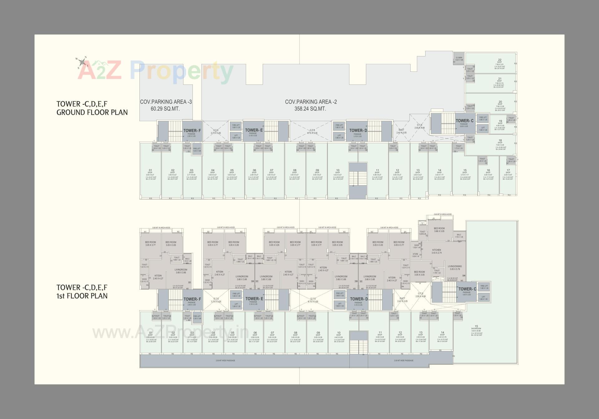 Layout of real estate project Shantam Highland located at Tarsali, Vadodara, Gujarat