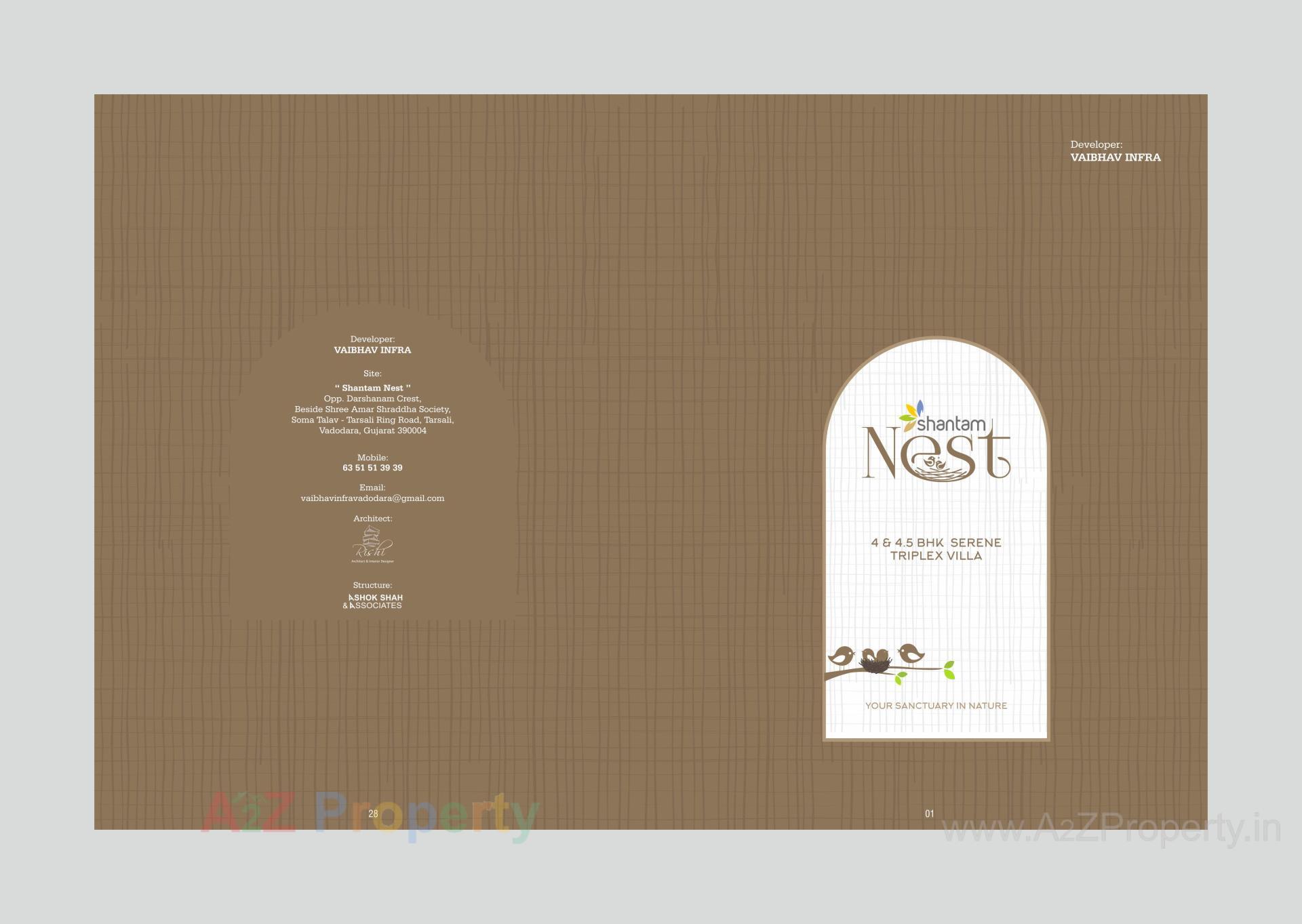  of real estate project Shantam Nest located at Tarsali, Vadodara, Gujarat