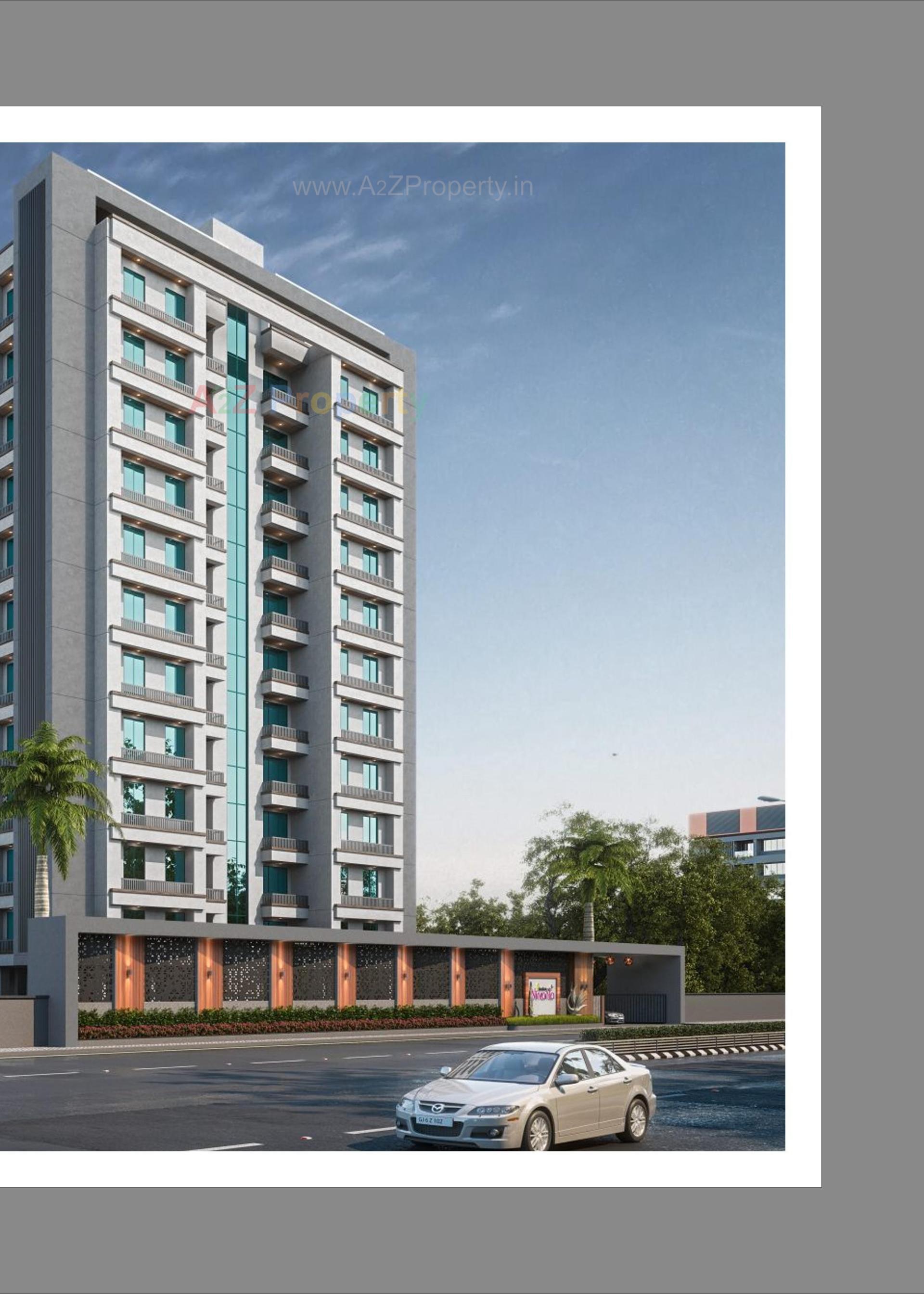 3D Elevation of real estate project Shantam Nirvanta located at Vadodara, Vadodara, Gujarat