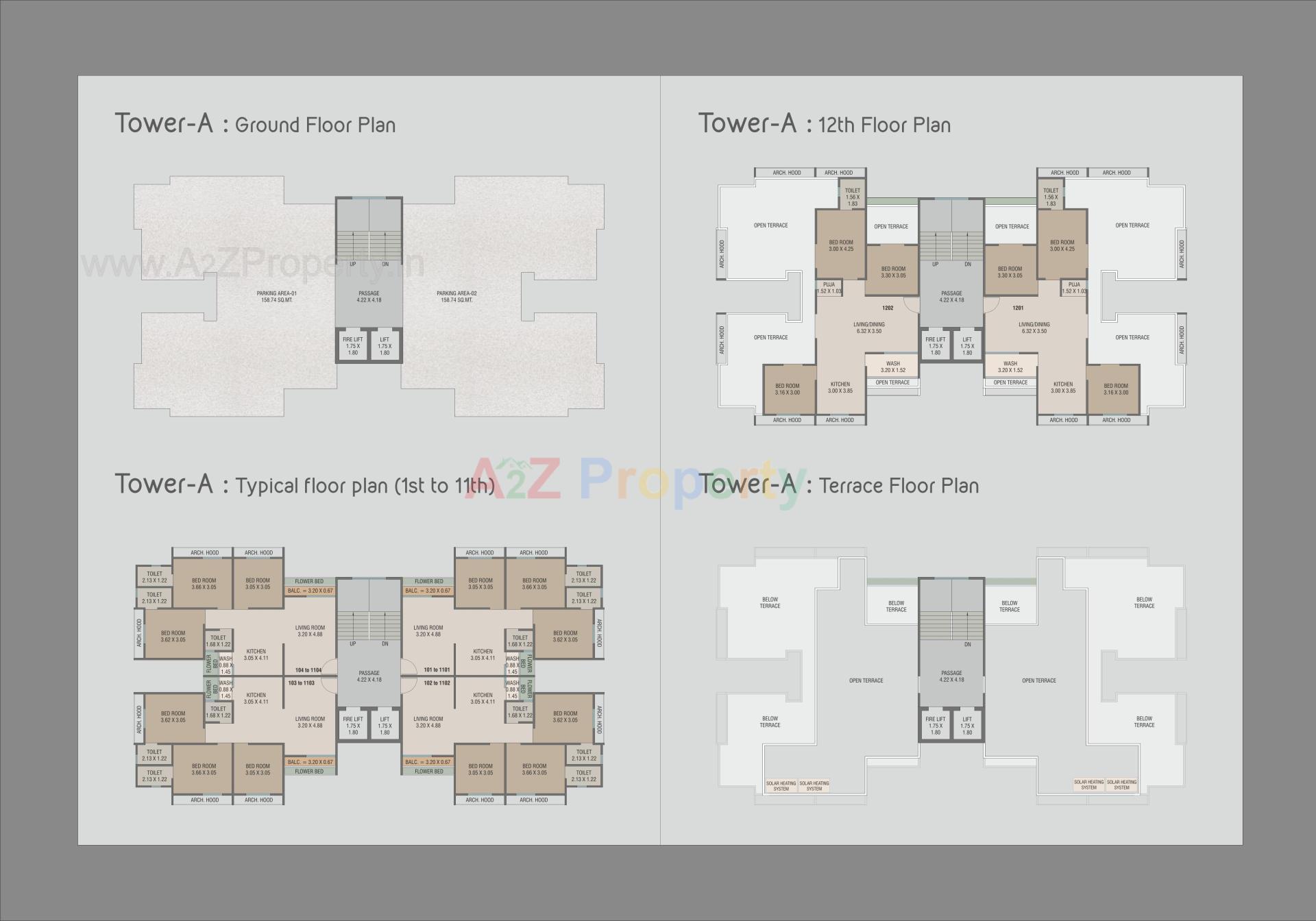 Layout of real estate project Shantam Nirvanta located at Vadodara, Vadodara, Gujarat