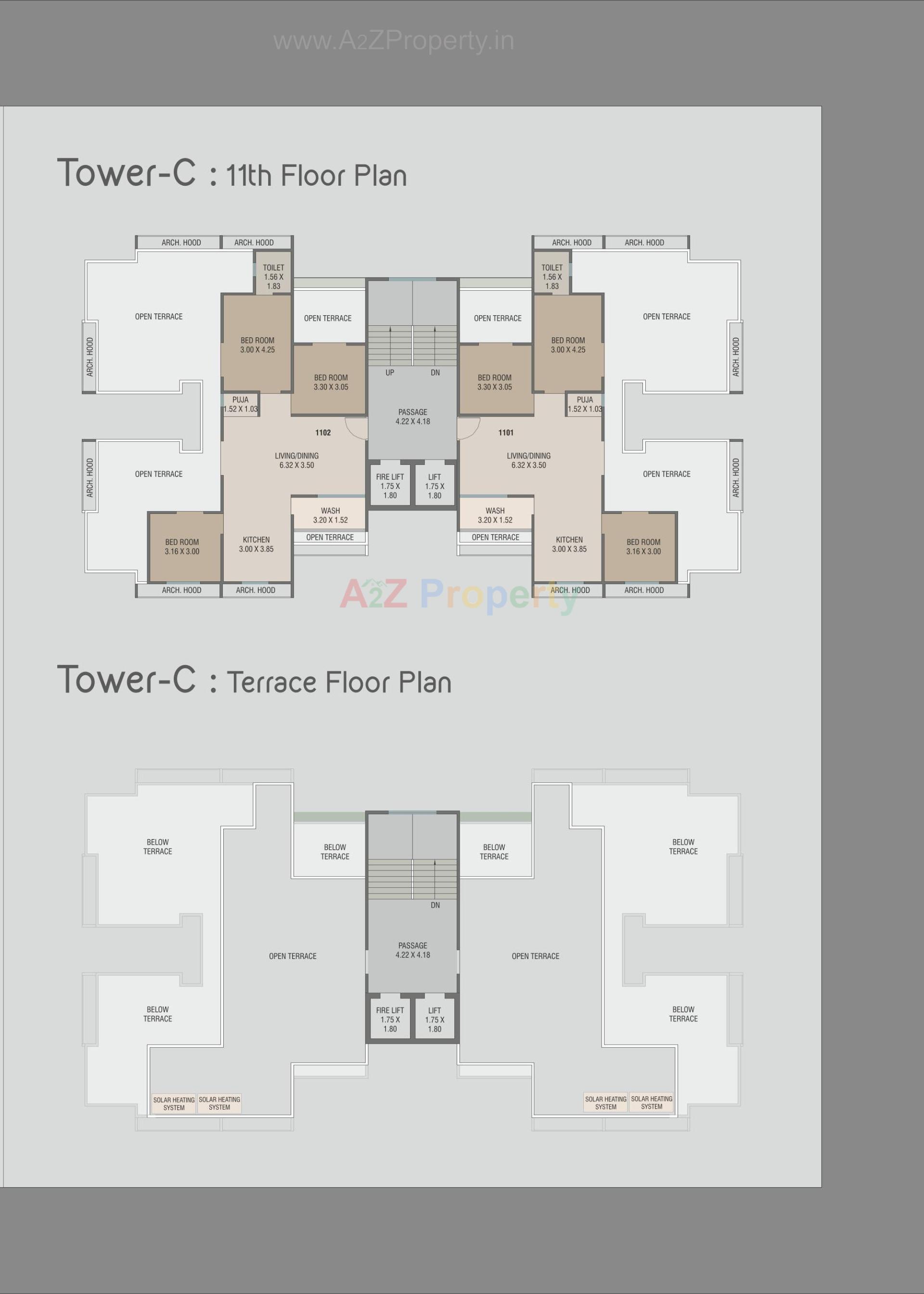Layout of real estate project Shantam Nirvanta located at Vadodara, Vadodara, Gujarat